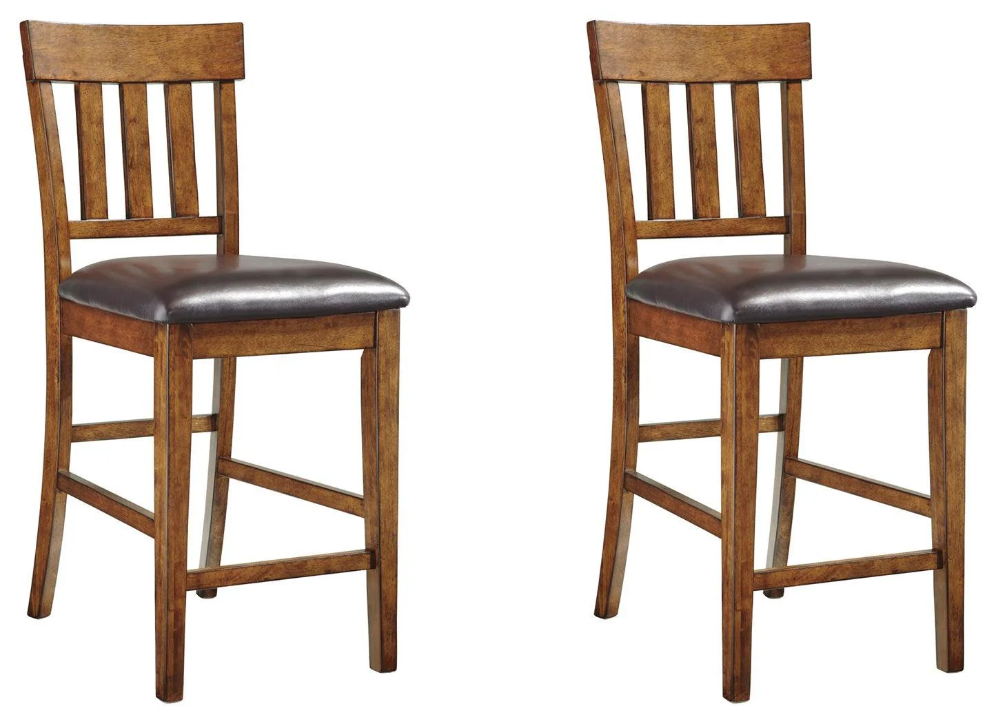 Ralene Medium Brown 2-Piece Bar Stool - Image 1