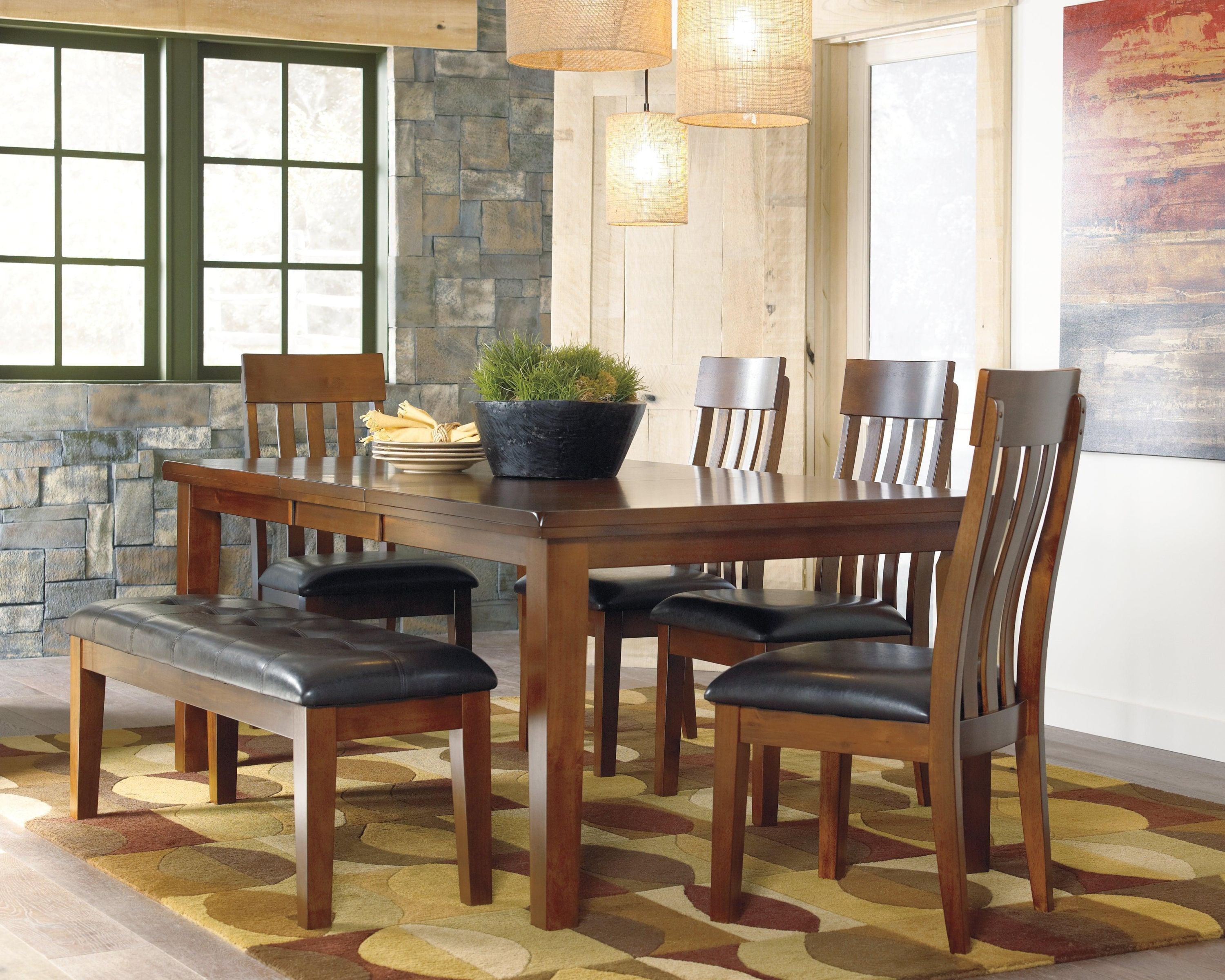 Ralene Medium Brown Rectangular Dining Room Set - Image 2