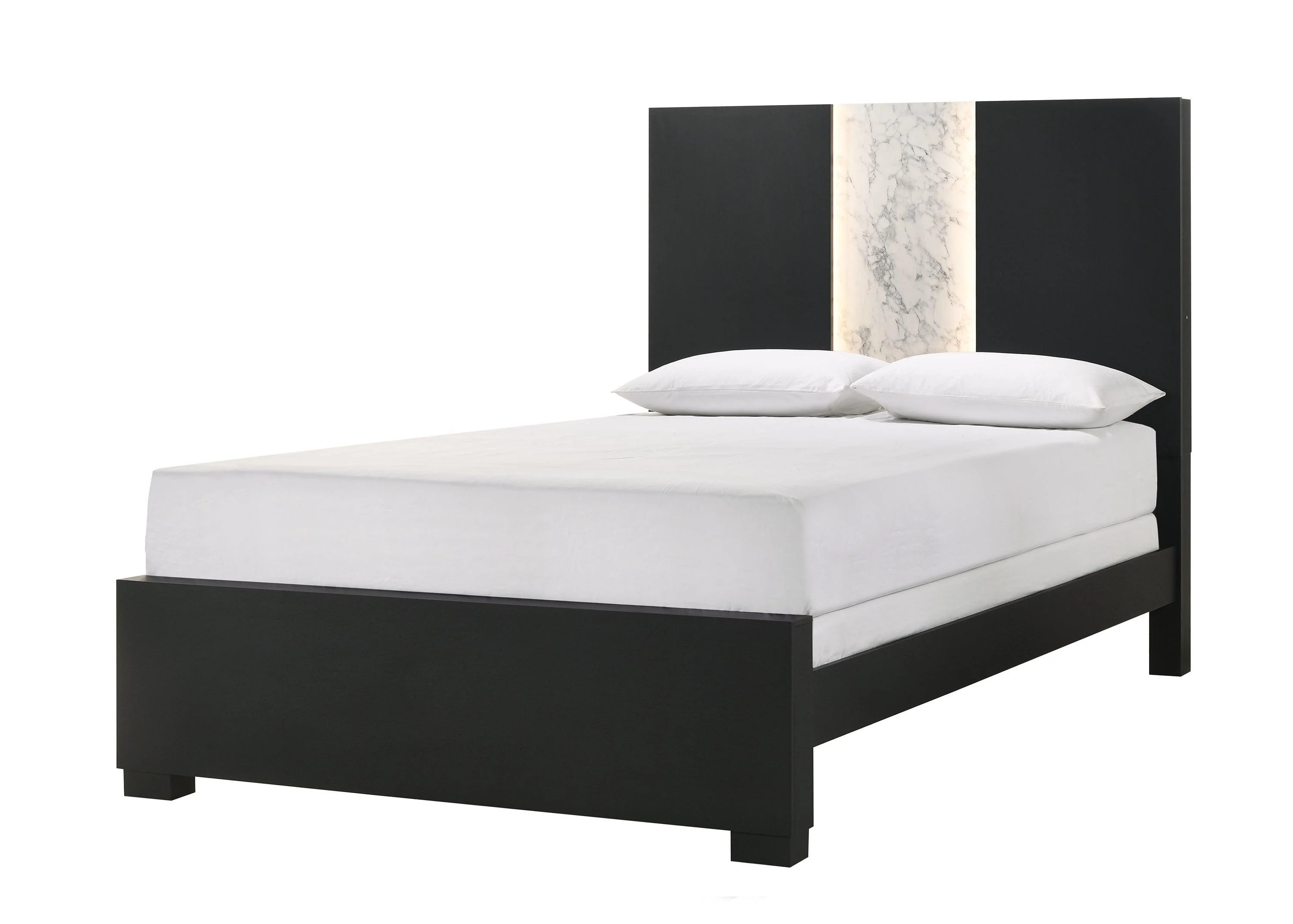 Rangley Black LED Panel Bedroom Set - Image 3
