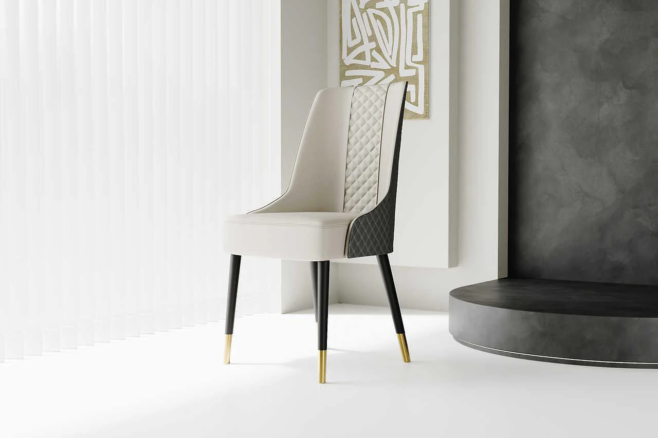 Rani Gray Dining Chair - Image 1