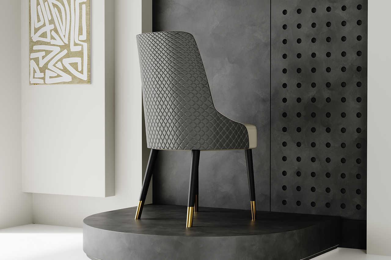 Rani Gray Dining Chair - Image 2