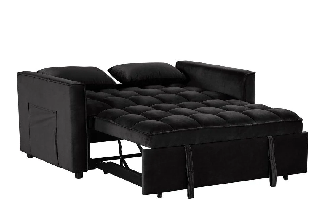 Relax Black Sleeper Sofa - Image 3