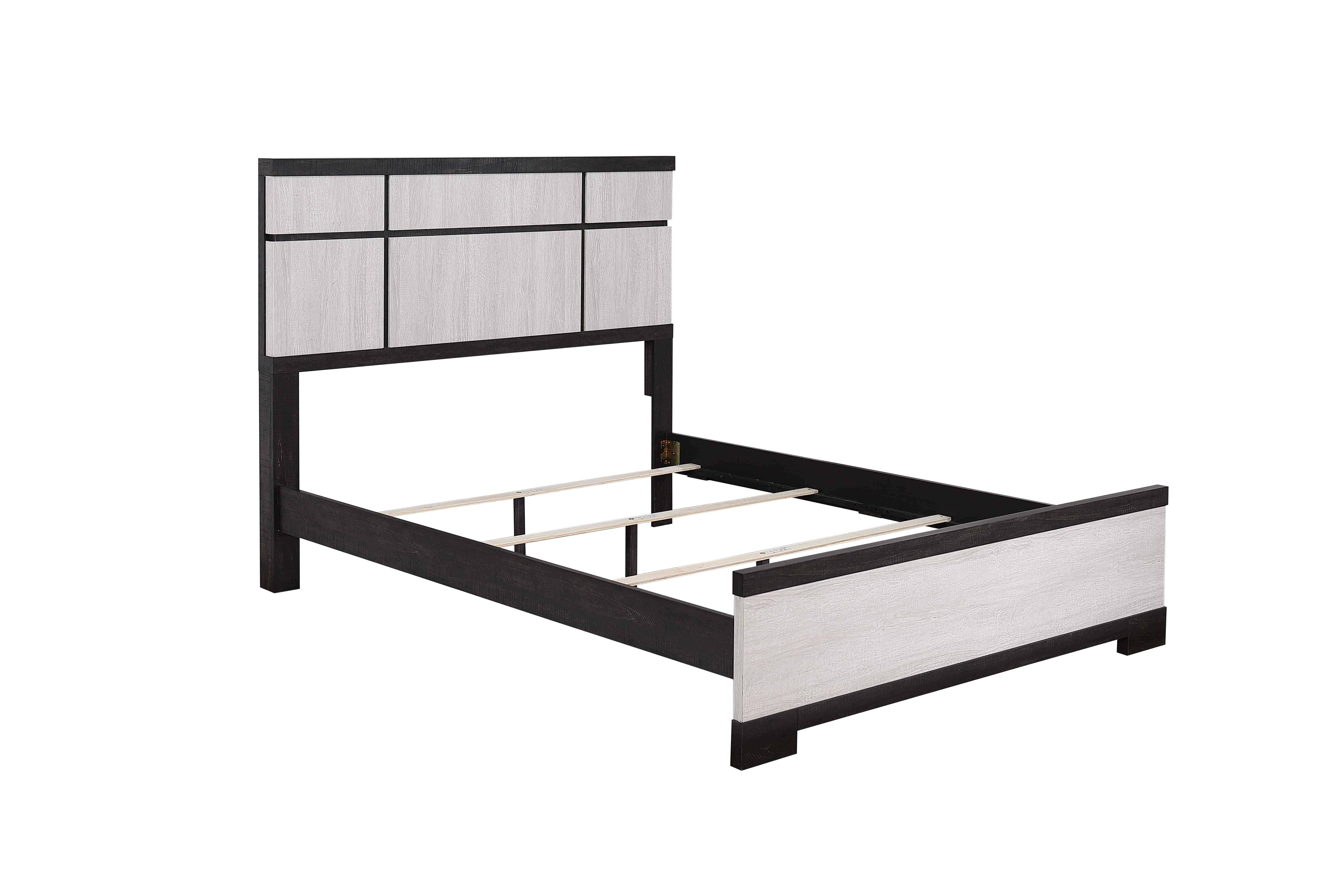 Remington Black White Panel Queen Bed - Image 3