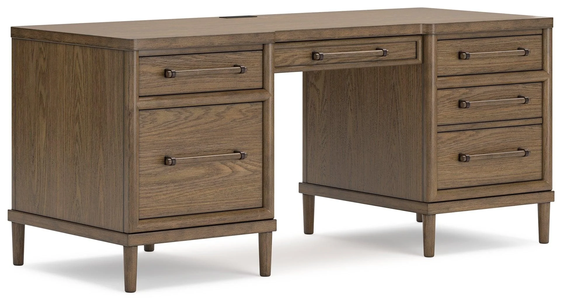 Roanhowe Brown 68" Home Office Desk - Image 2