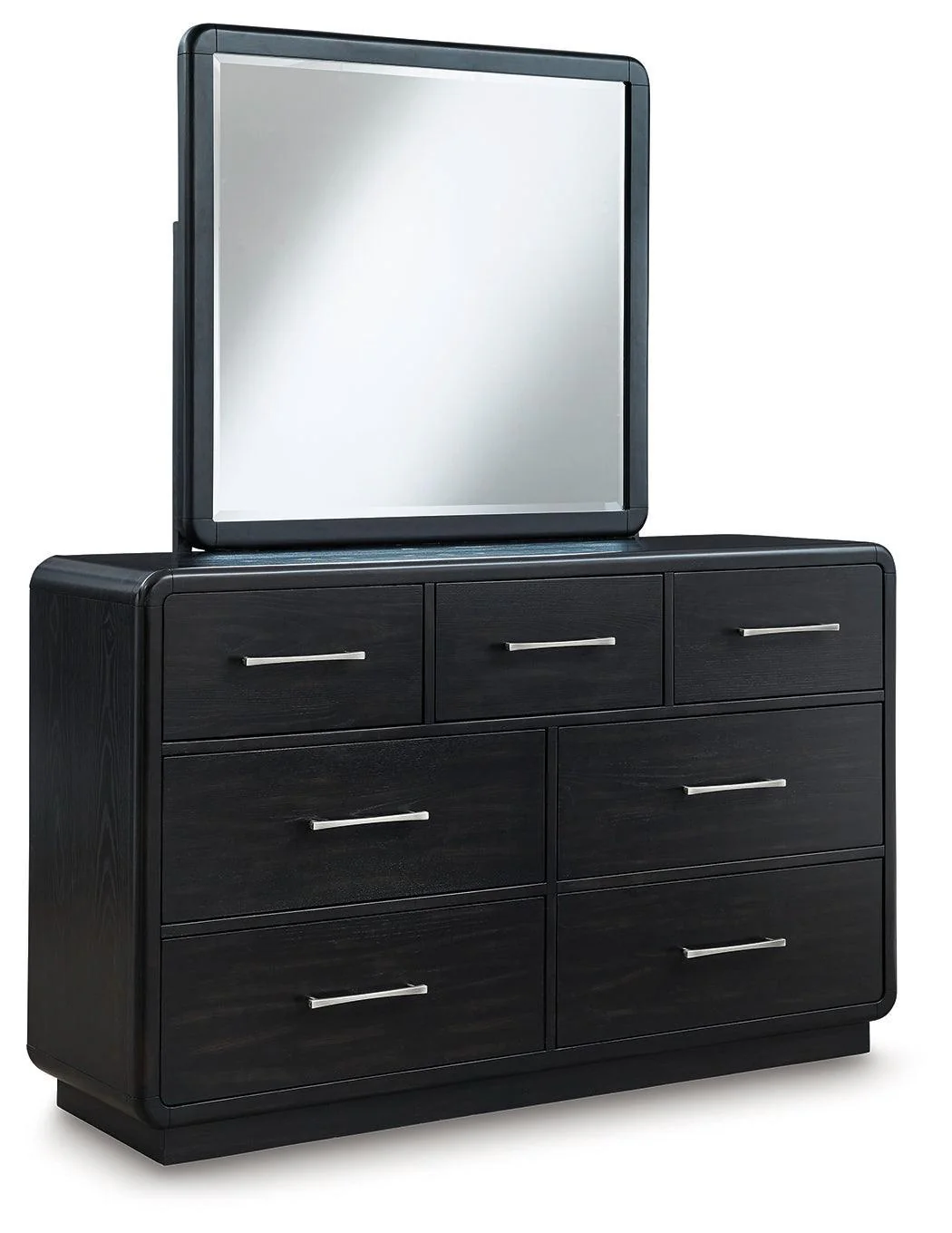 Rowanbeck Black Dresser And Mirror - Image 2