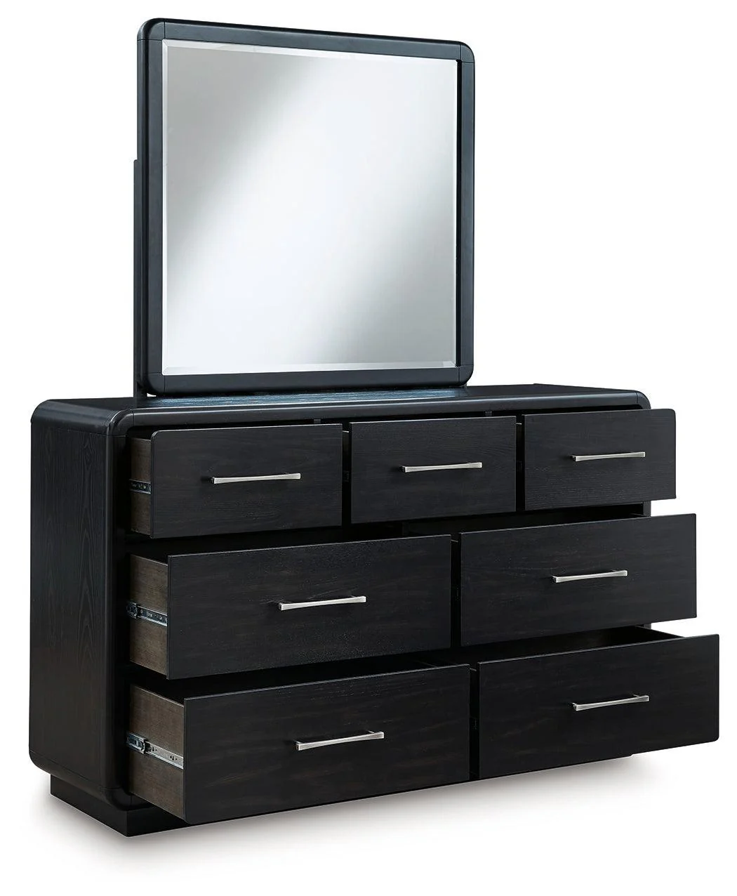 Rowanbeck Black Dresser And Mirror - Image 3