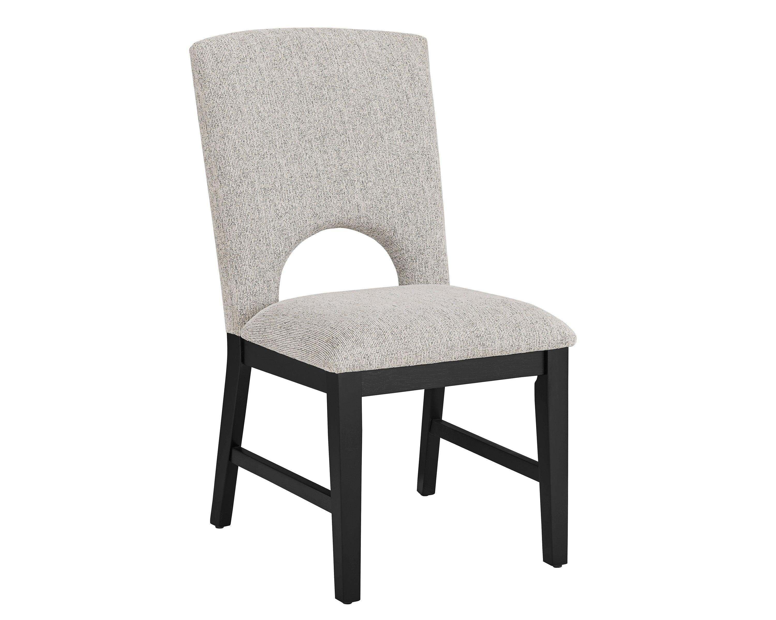 Rupert Black Polyester Round Dining Room Set - Image 3
