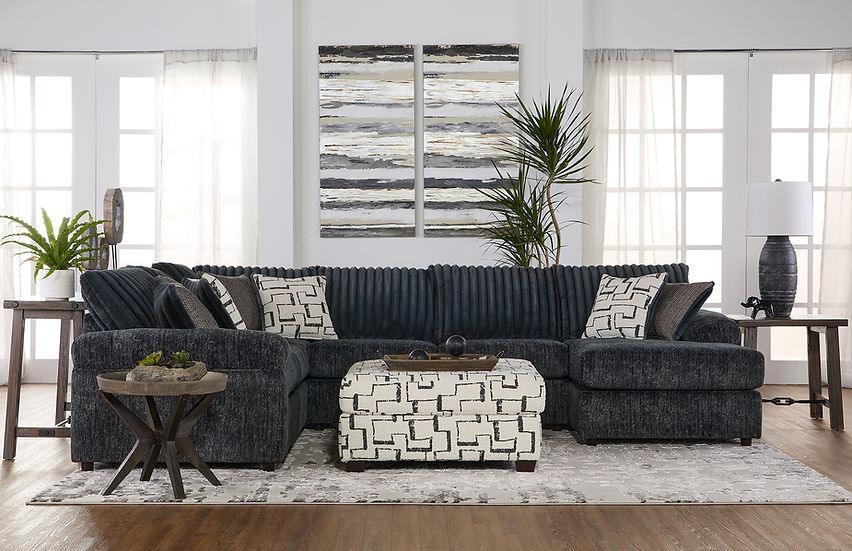 Galactic Charcoal Sectional - Image 1