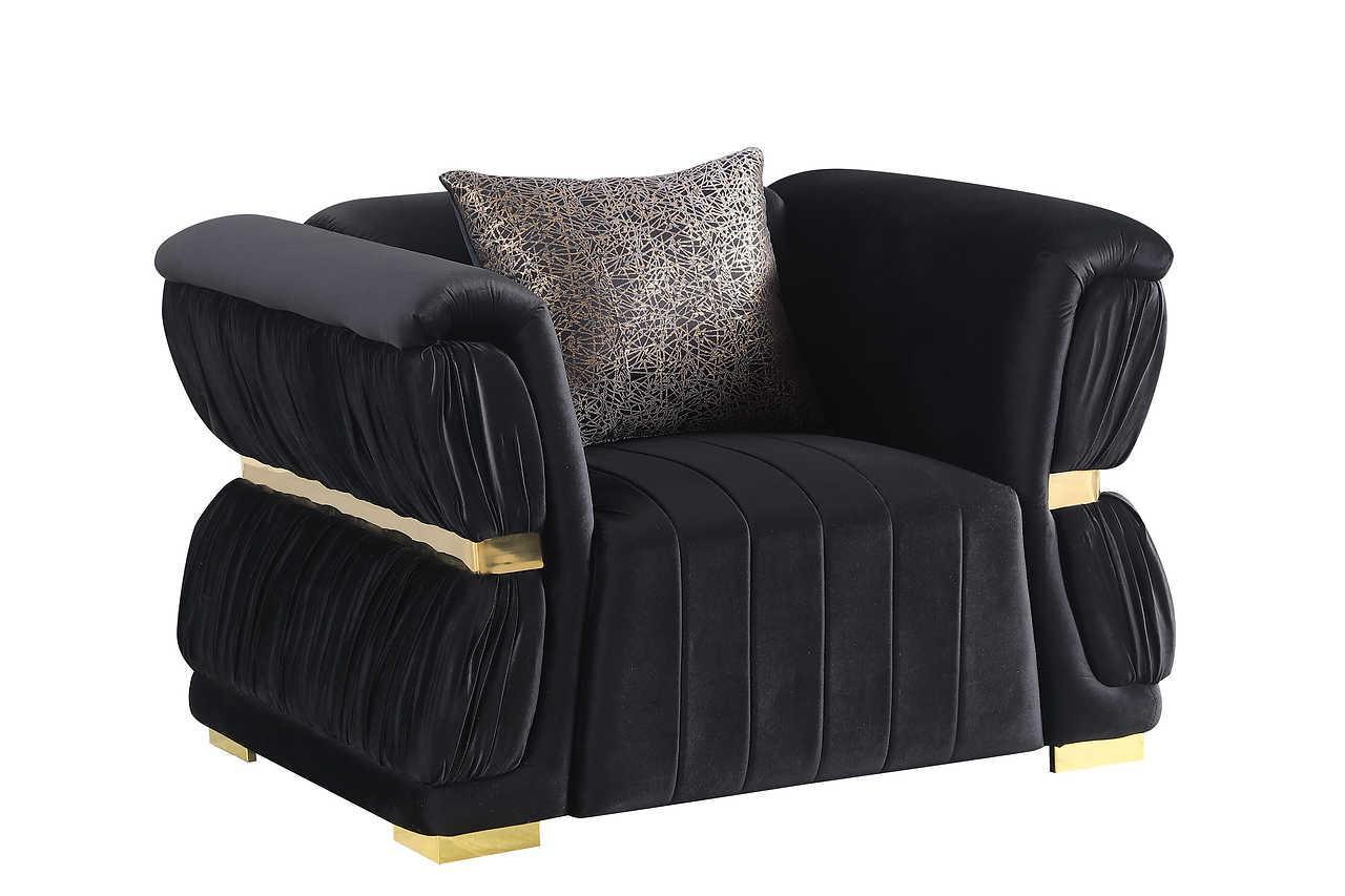Anna Black Chair - Image 1