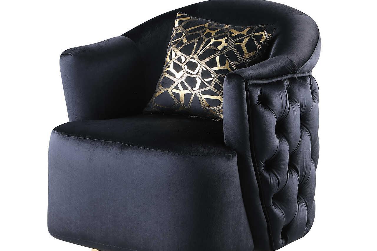 Mila Black Chair - Image 1