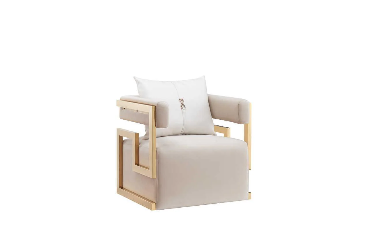 Juliet Cream Chair - Image 1