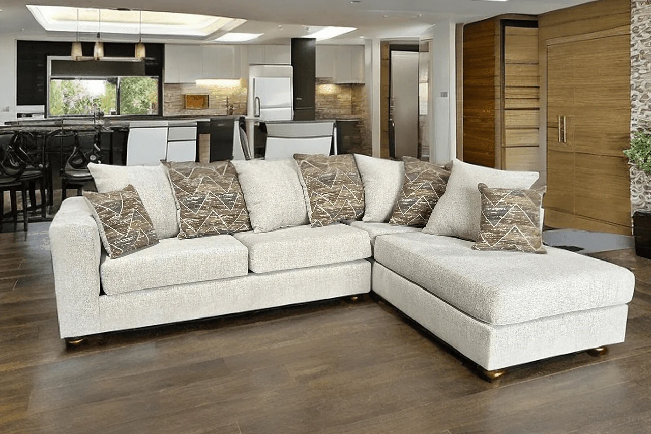 Decora Beige Sectional - Image 1