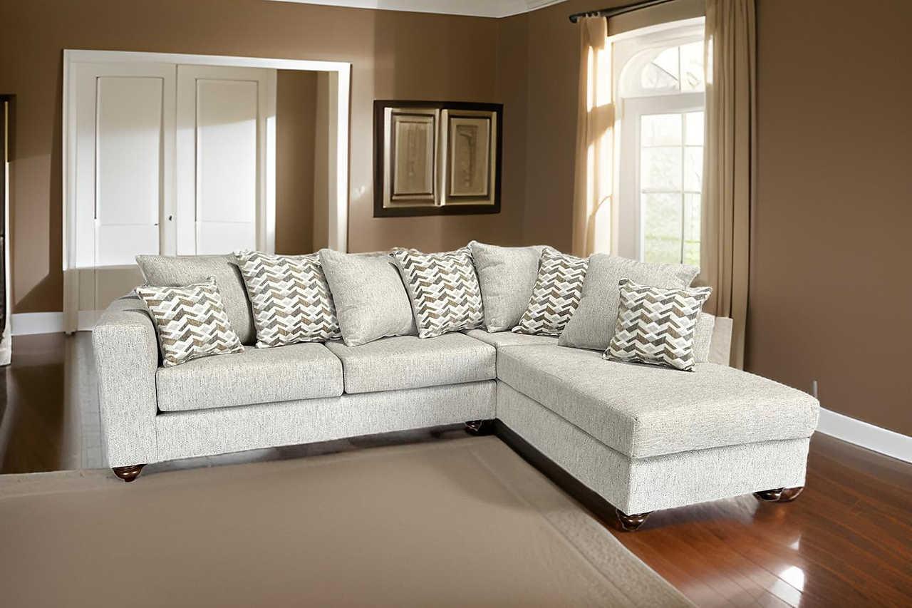 Decora Gray Sectional - Image 1