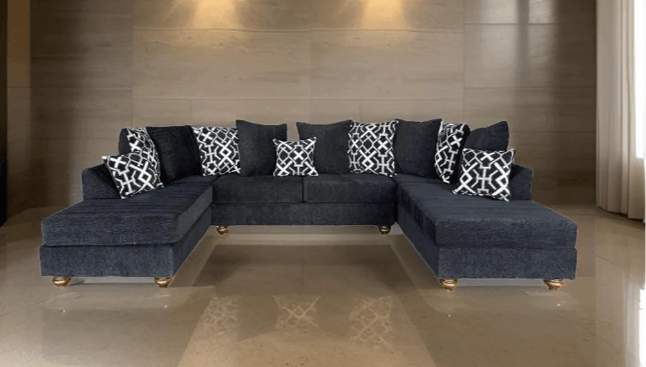 Zander Black Sectional - Image 2