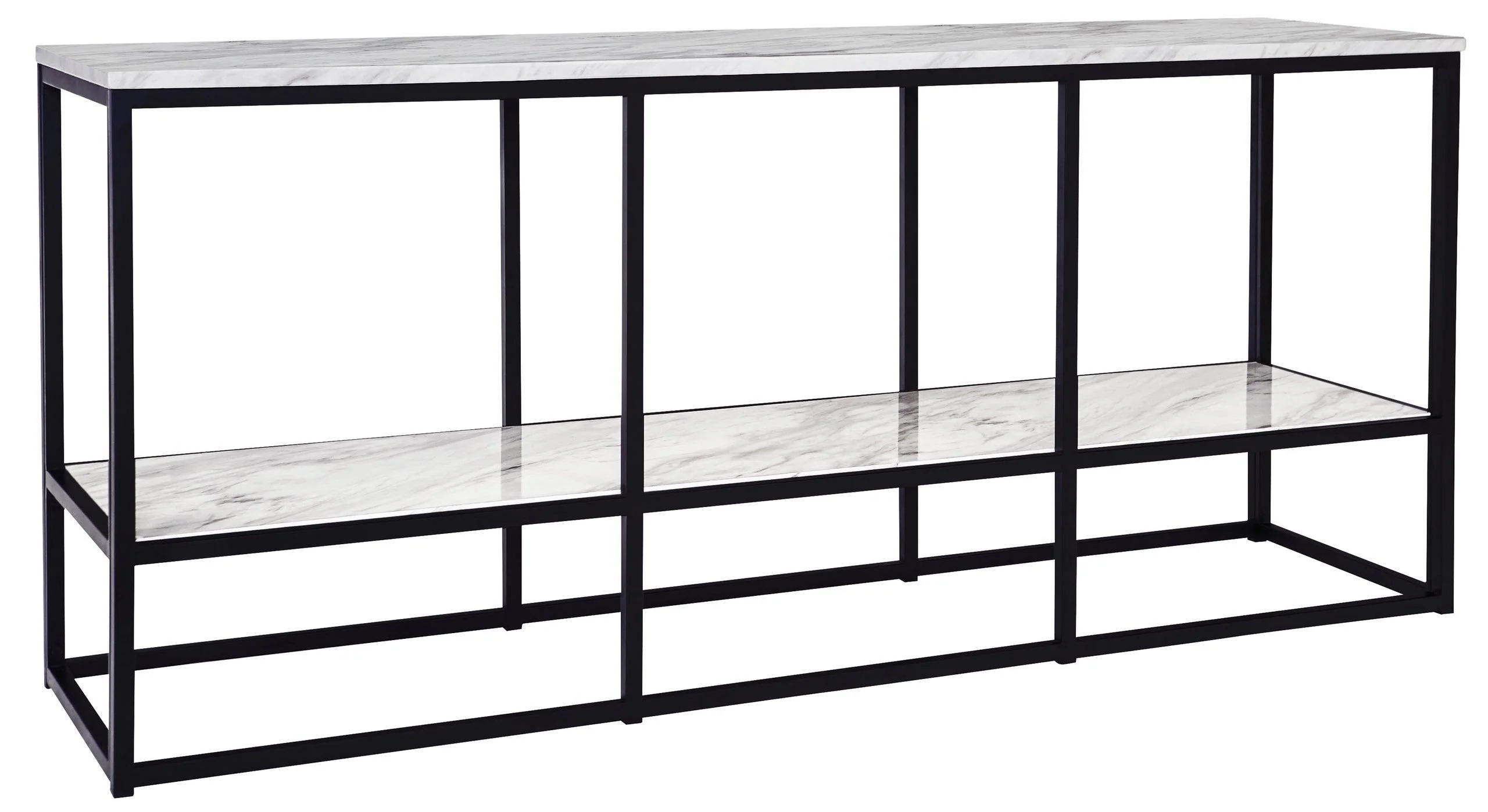 Donneste Black TV Stand With Cabinet - Image 2