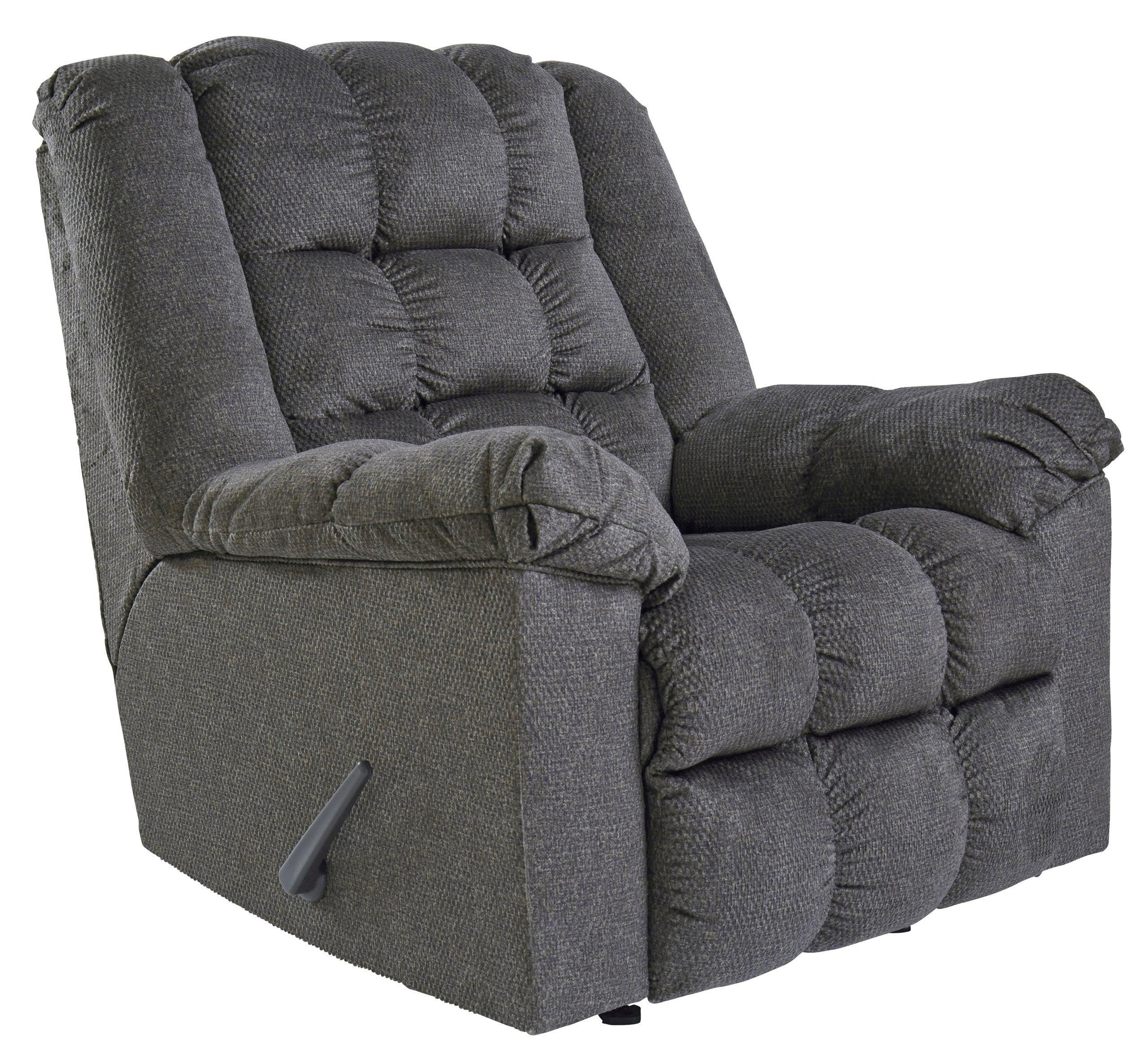 Drakestone Gray Armchair Rocker massage Recliner - Image 2