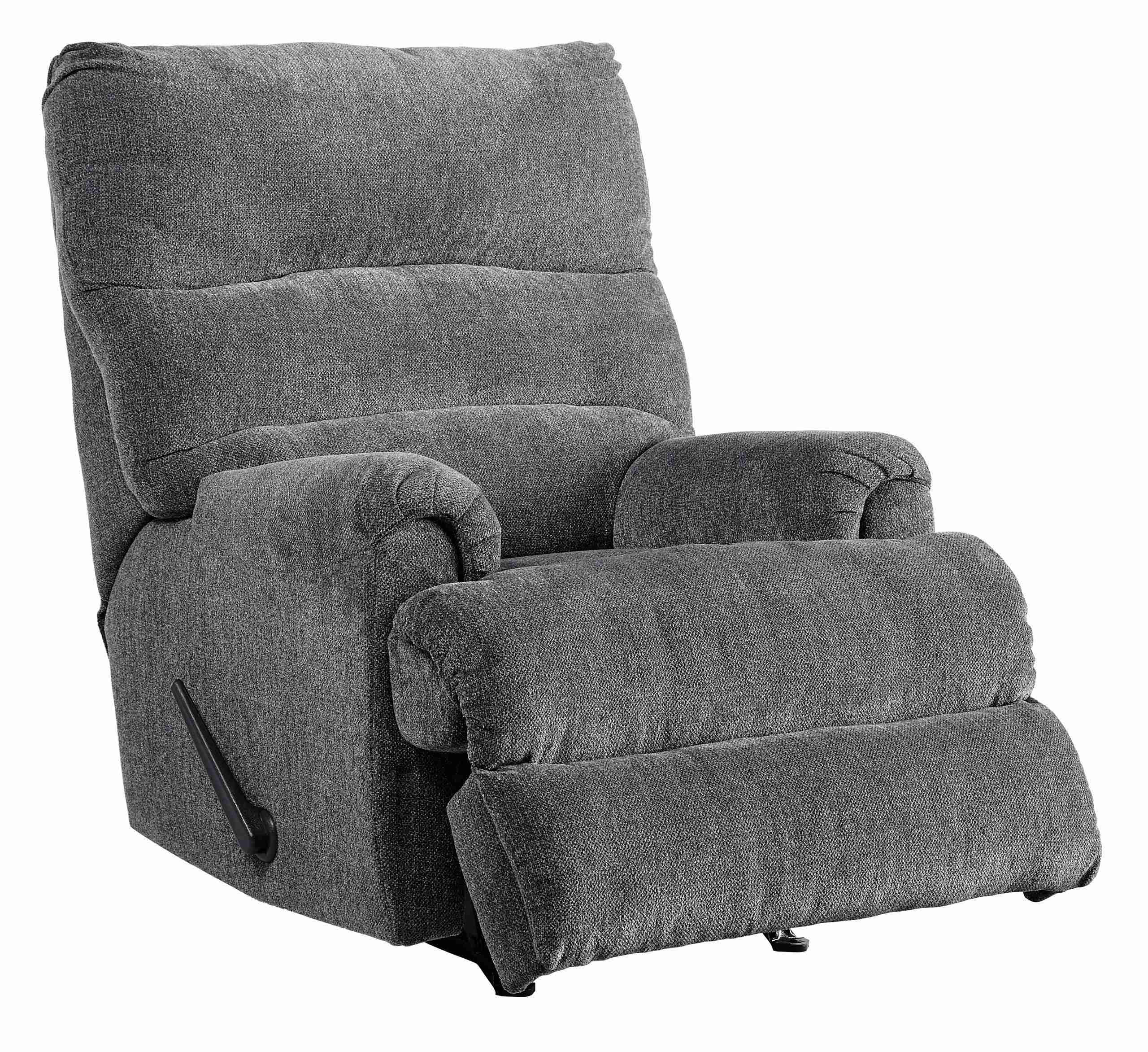Rocker Graphite Fabric Recliner - Image 2
