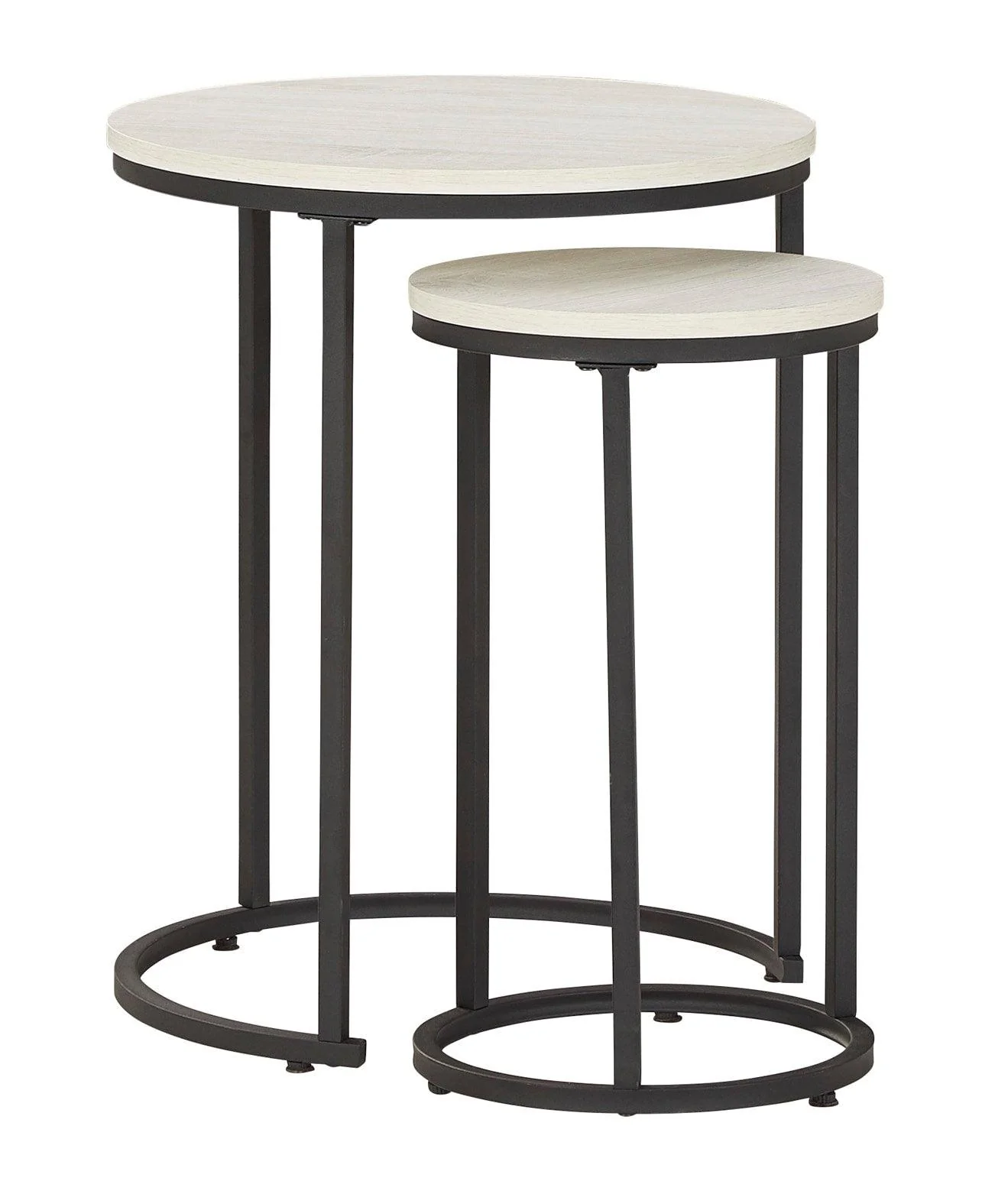 Briarsboro White Black Accent Table Set - Image 2