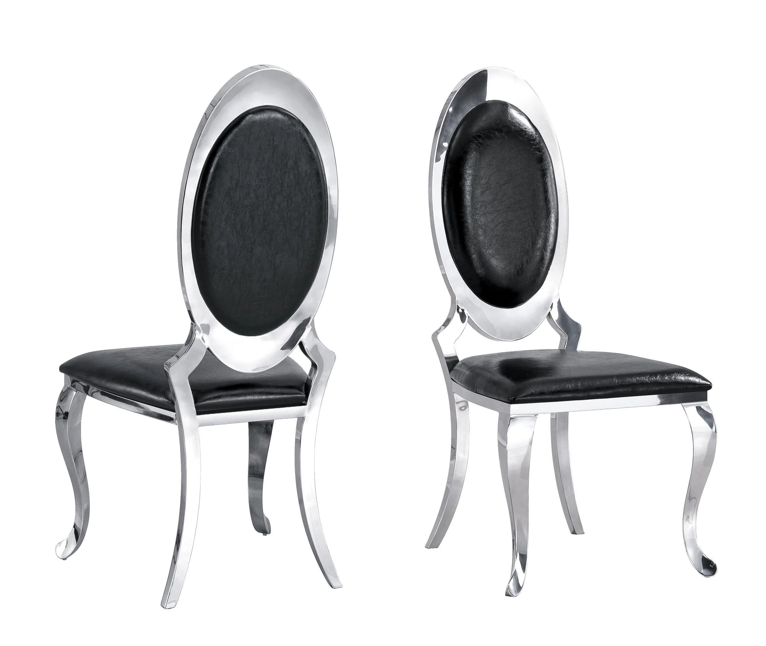 Betsy Chrome Black Dining Room Set - Image 3