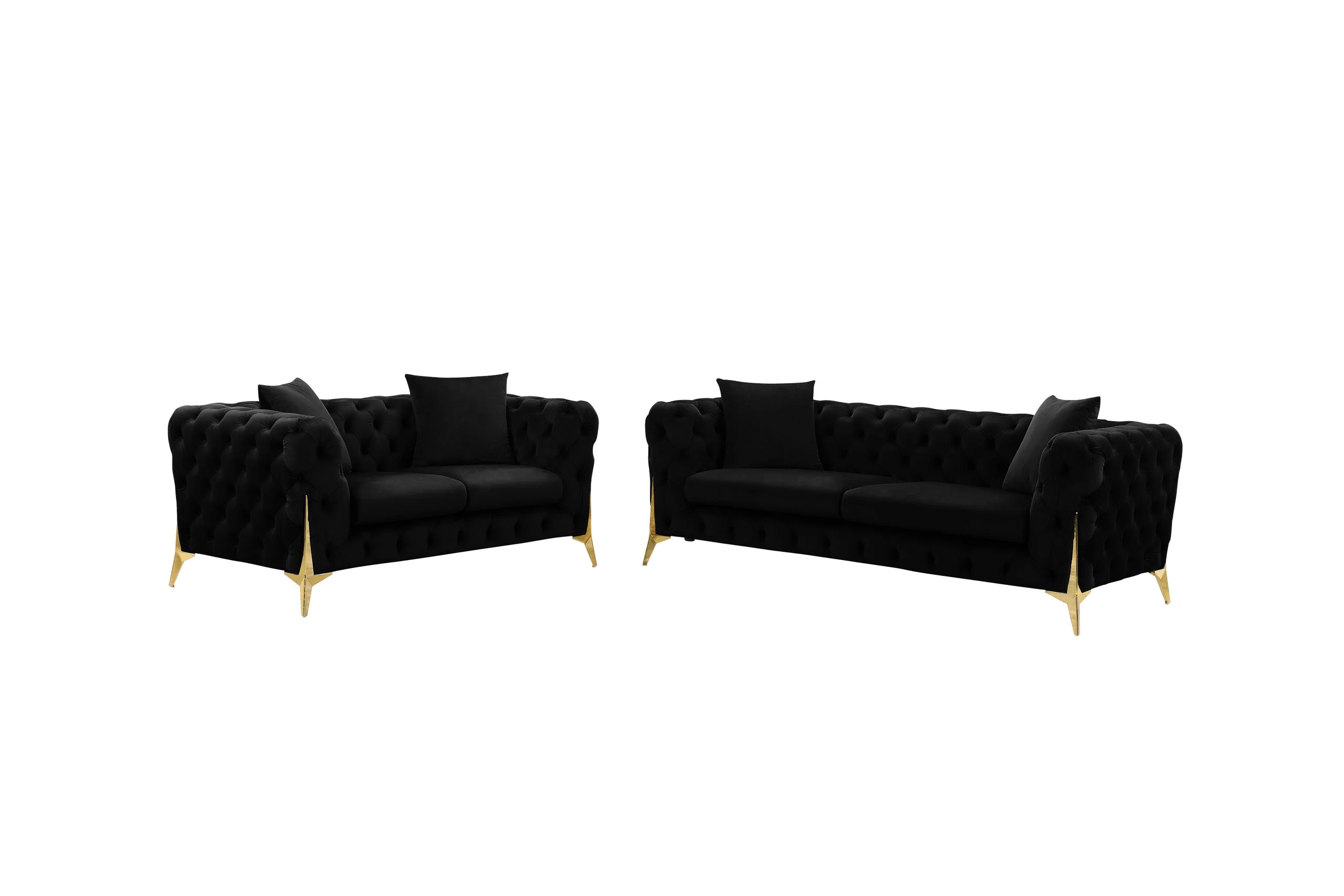 Star Black 2-Piece Living Room Set - Image 2