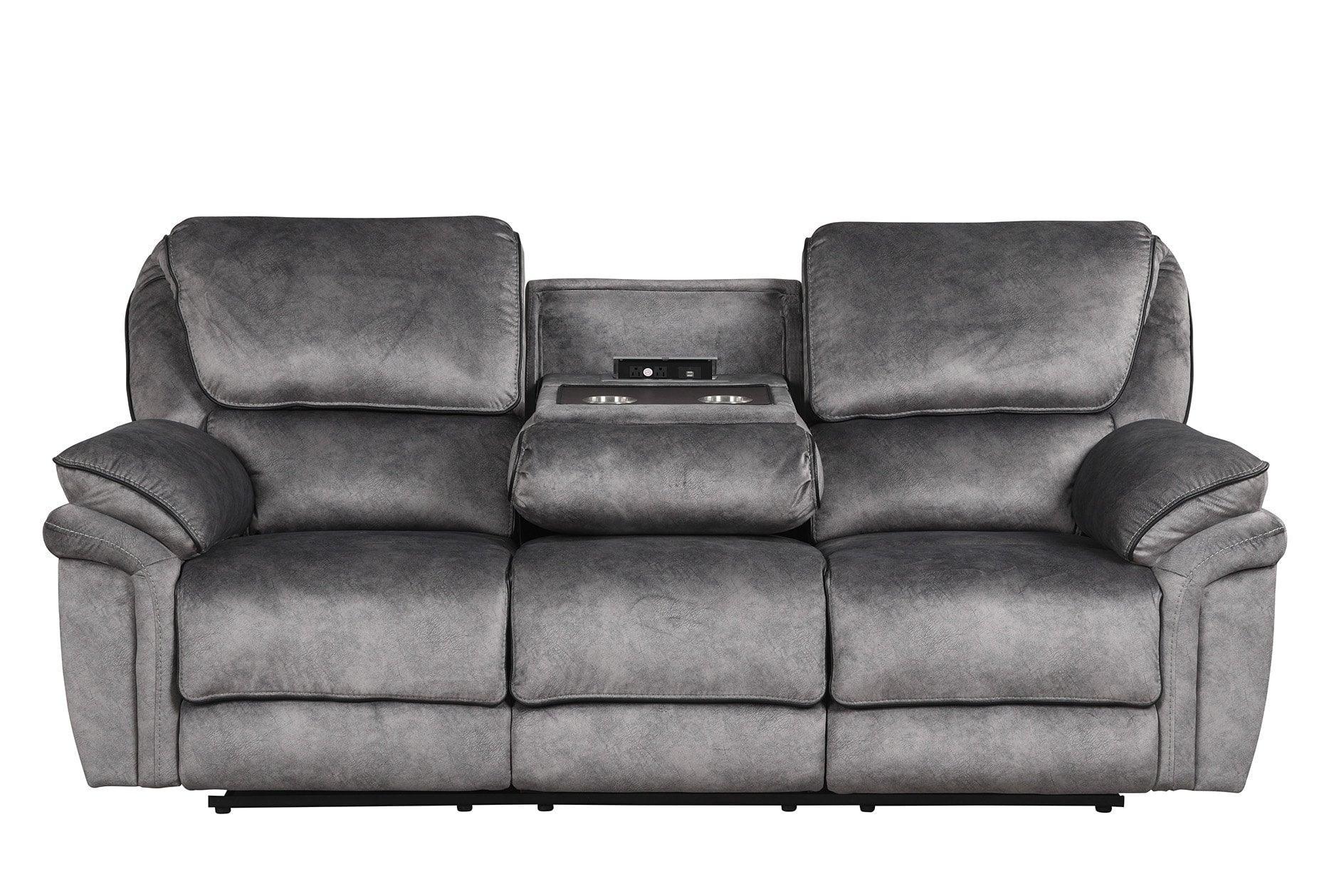 Perry Gray Oversized 3-Piece Reclining Set - Image 2