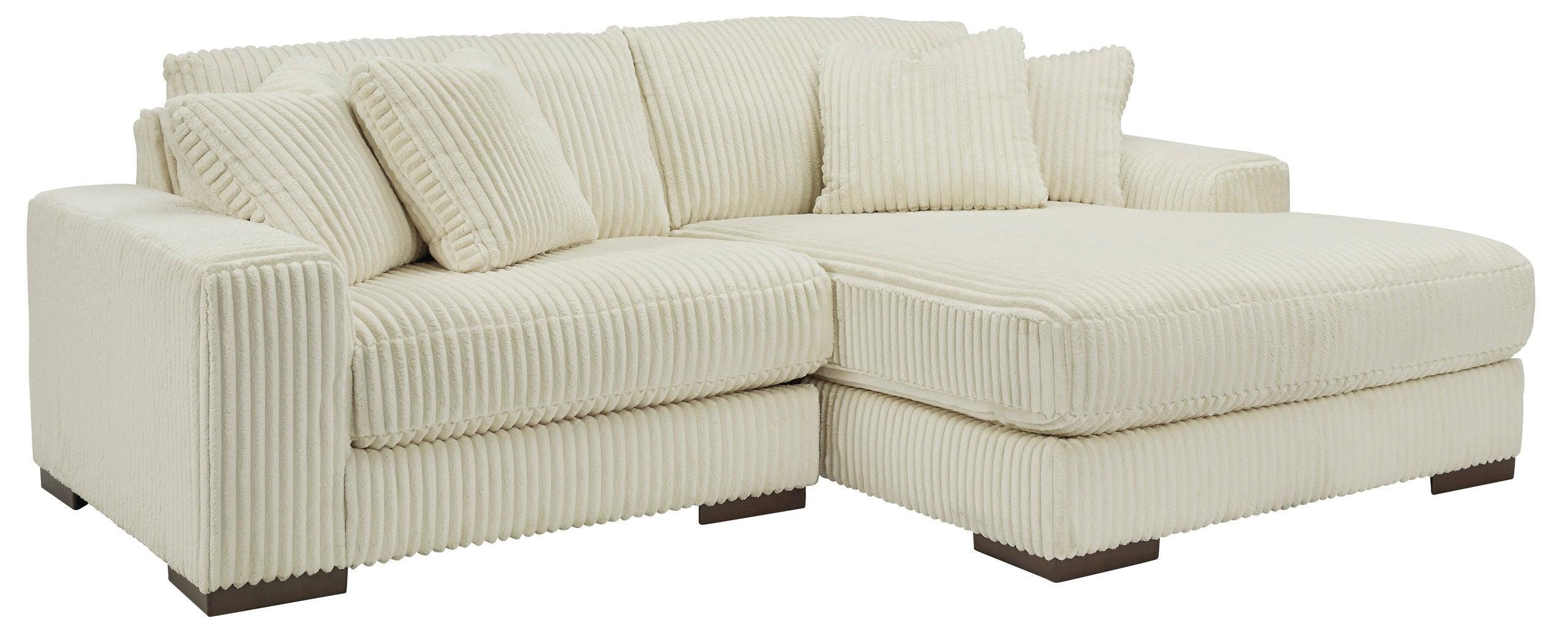 Lindyn Ivory Upholstered 2-Piece Sectional - Image 2