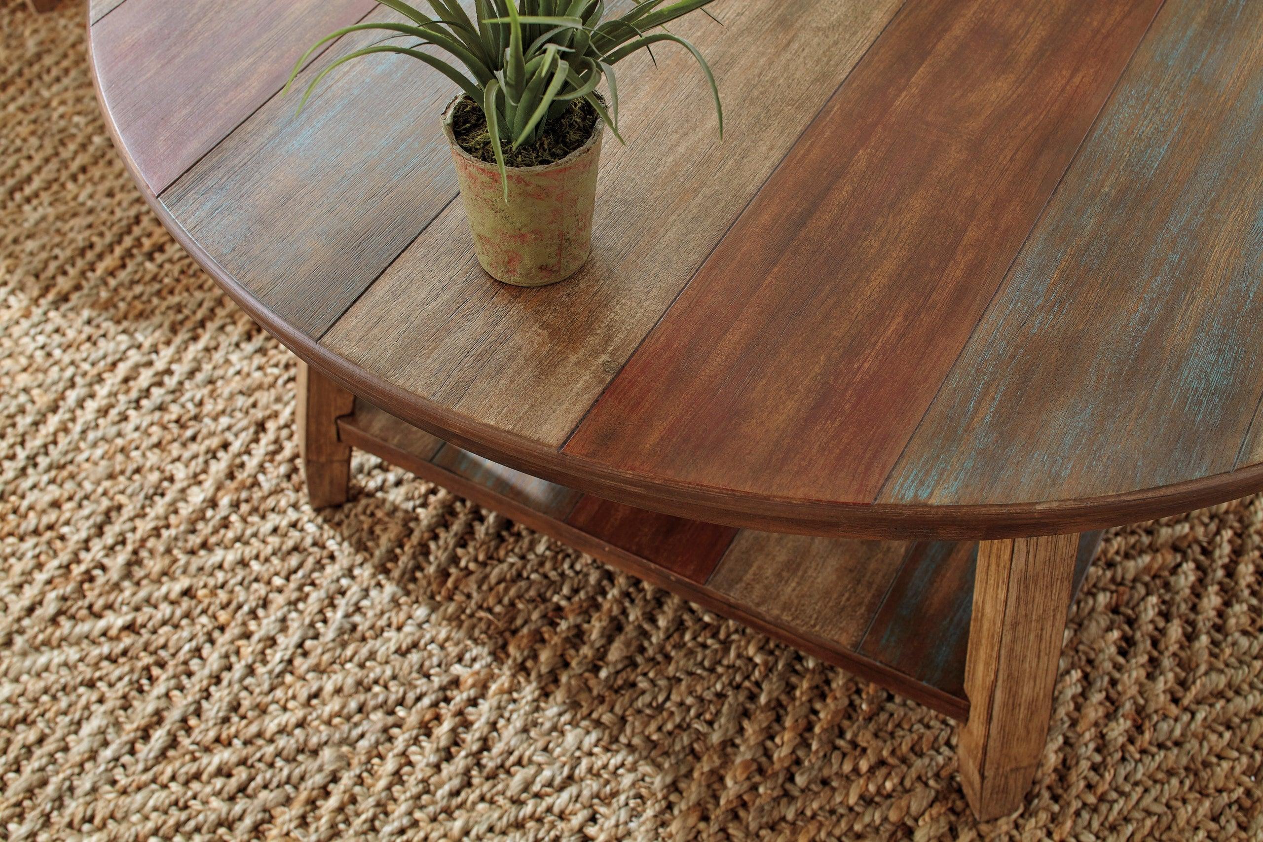Multi-color Round Occasional Table Set - Image 3