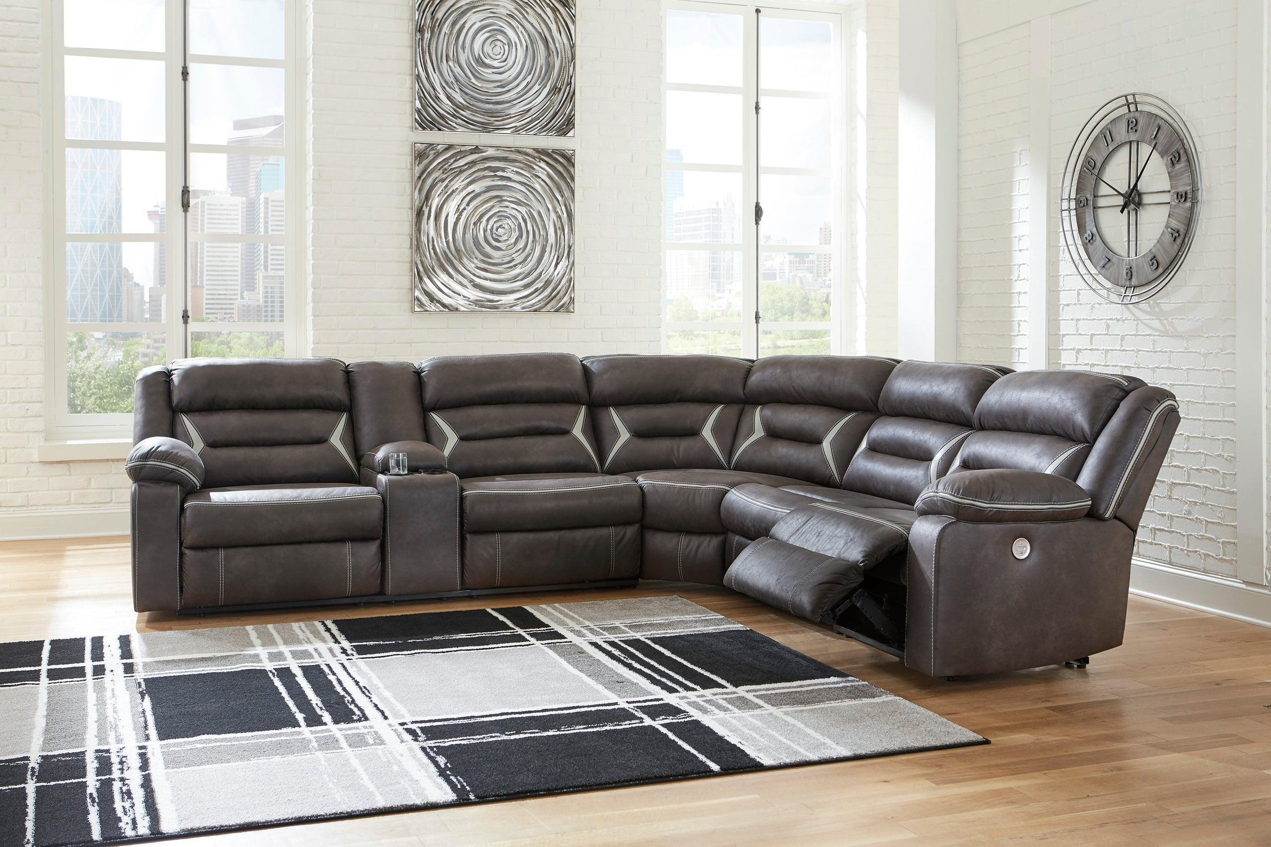 Kincord Midnight Power Reclining Sectional - Image 2