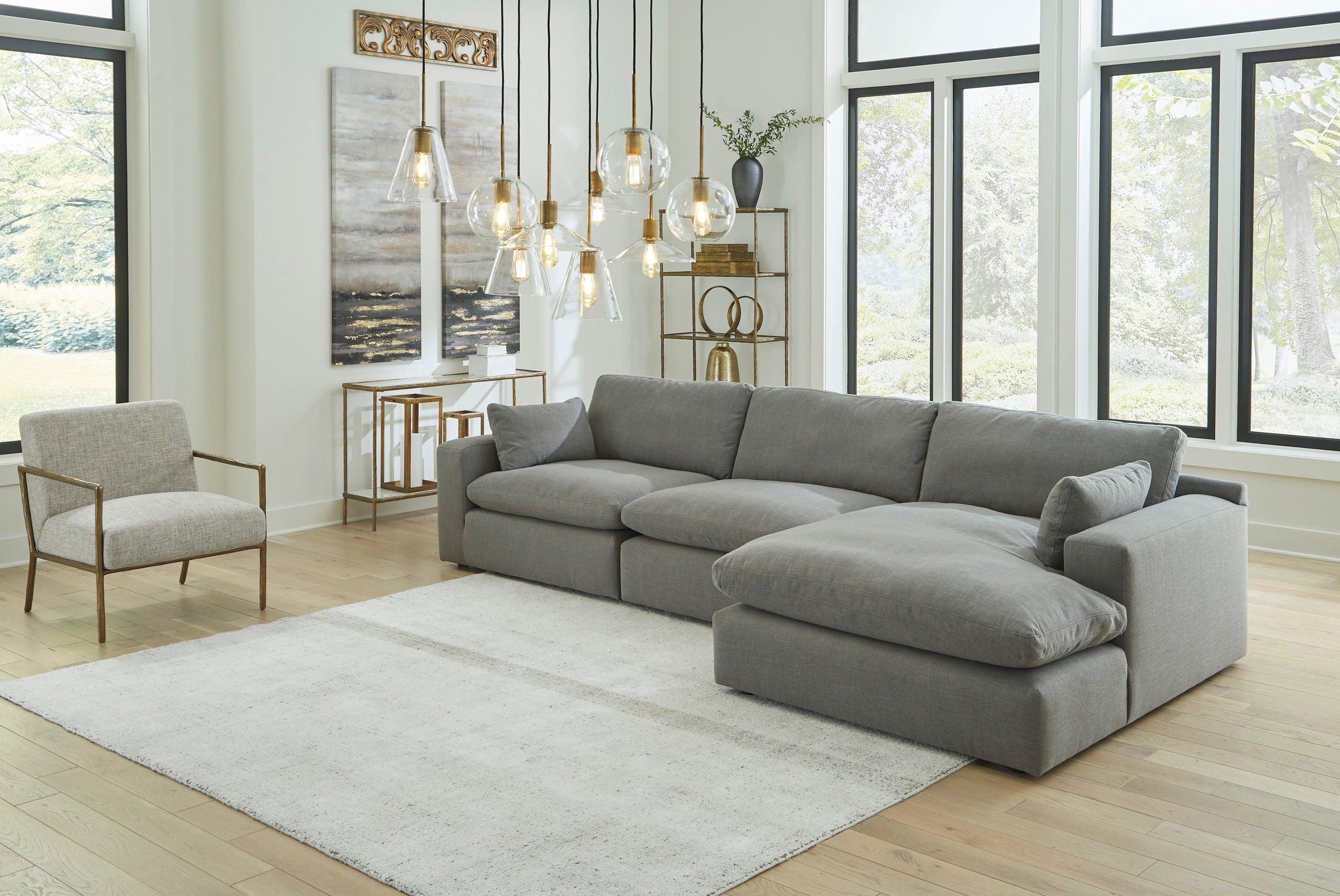 Cloud Gray 3-Piece Sectional - Image 2