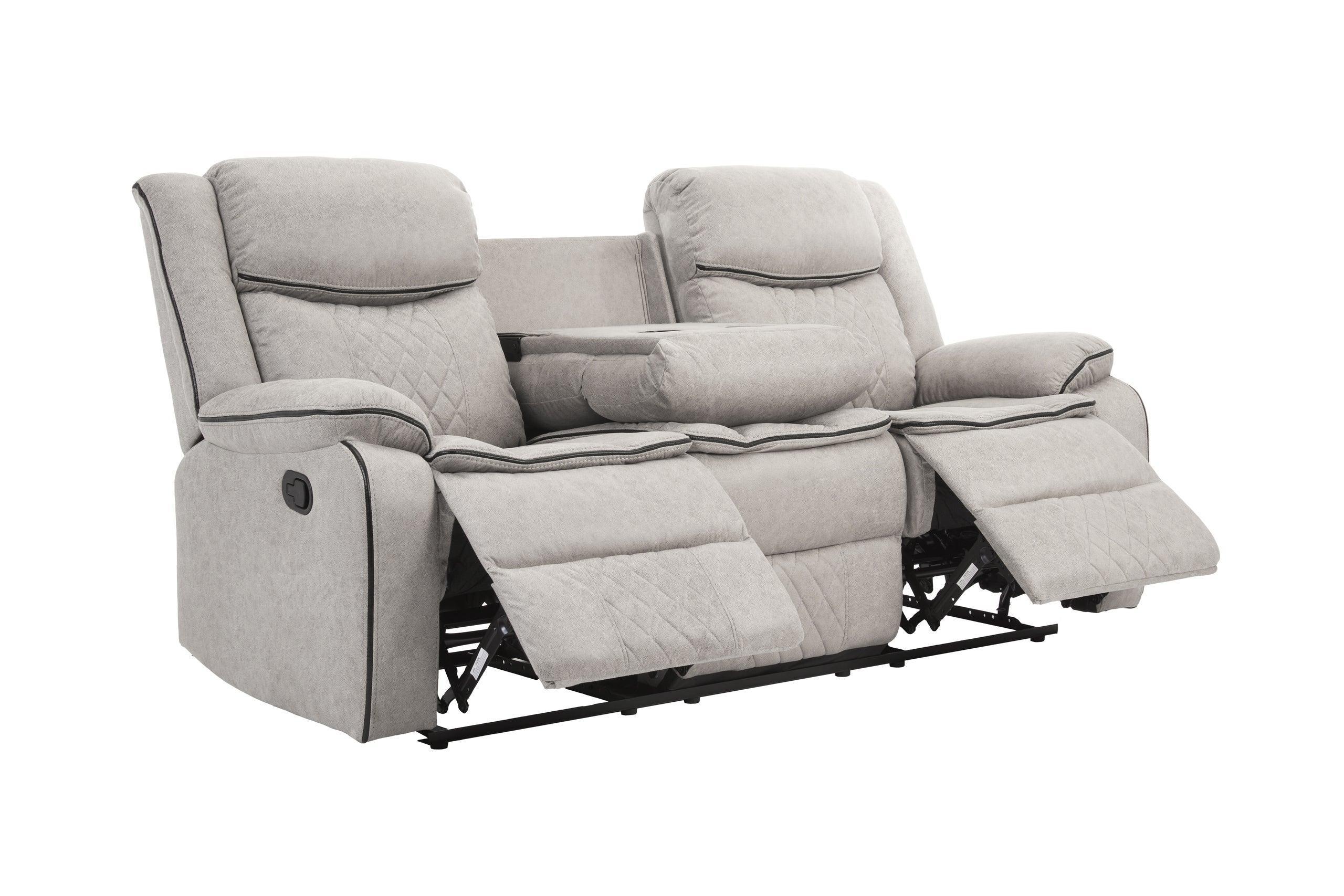 Weston Stone 3-Piece Reclining Living Room Set - Image 2