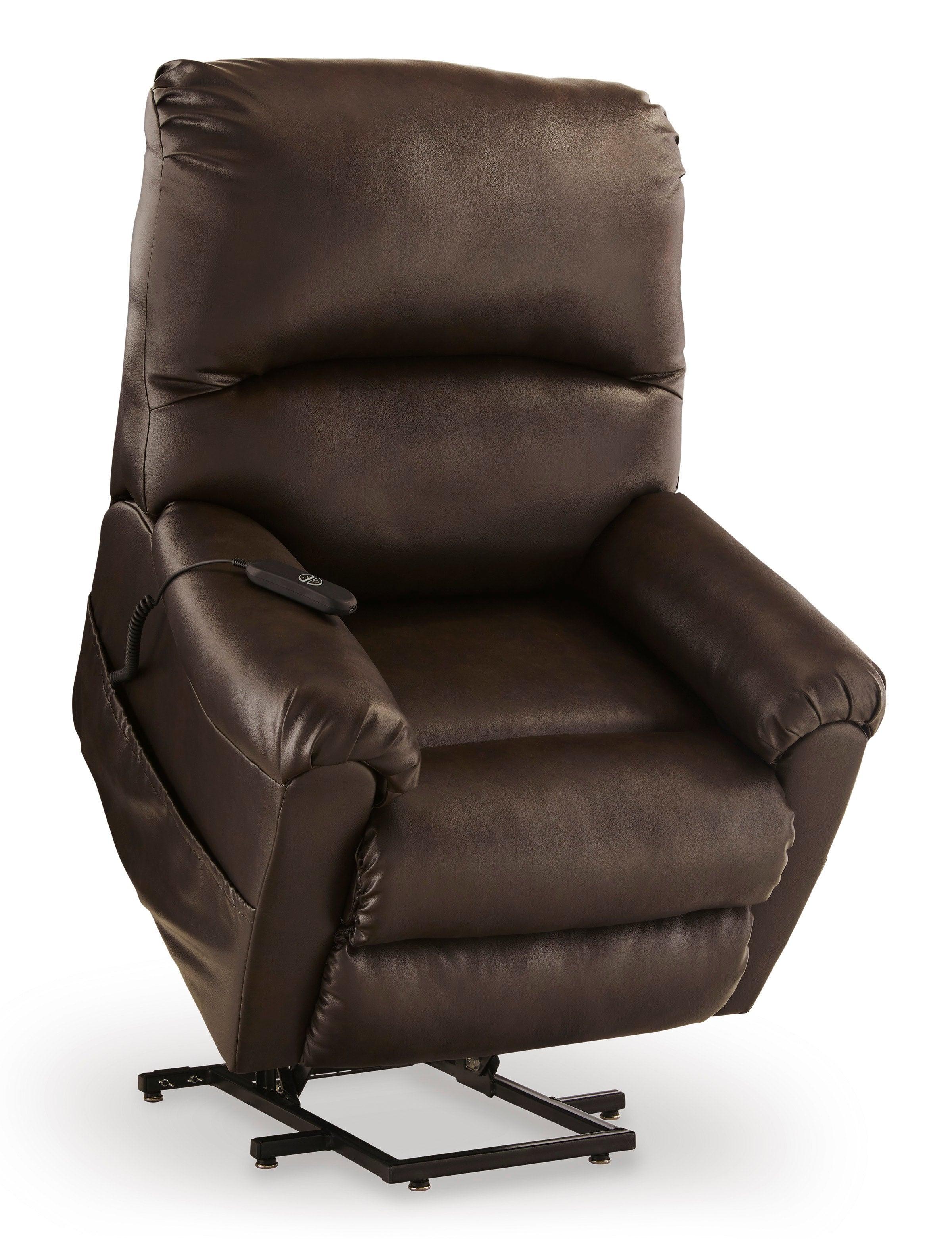 Shadowboxer Chocolate Power Lift Recliner - Image 2