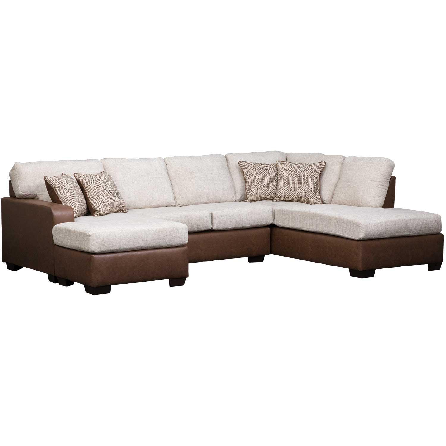 Kix Hickory Cream Sectional - Image 1