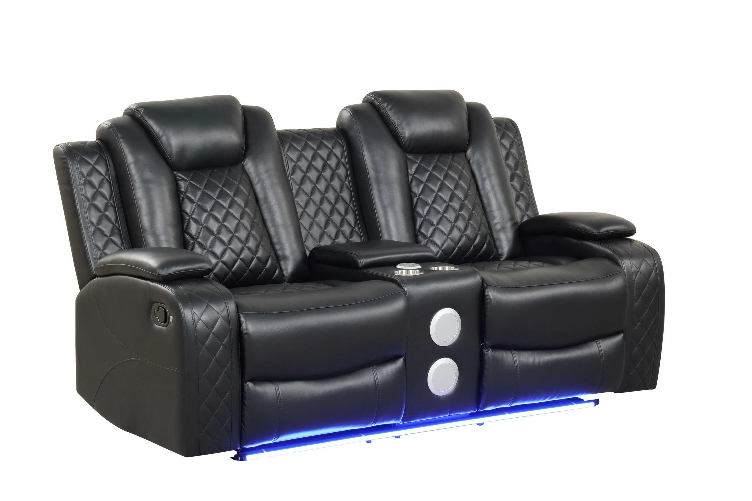 Luz Black 3-Piece Reclining Set - Image 3