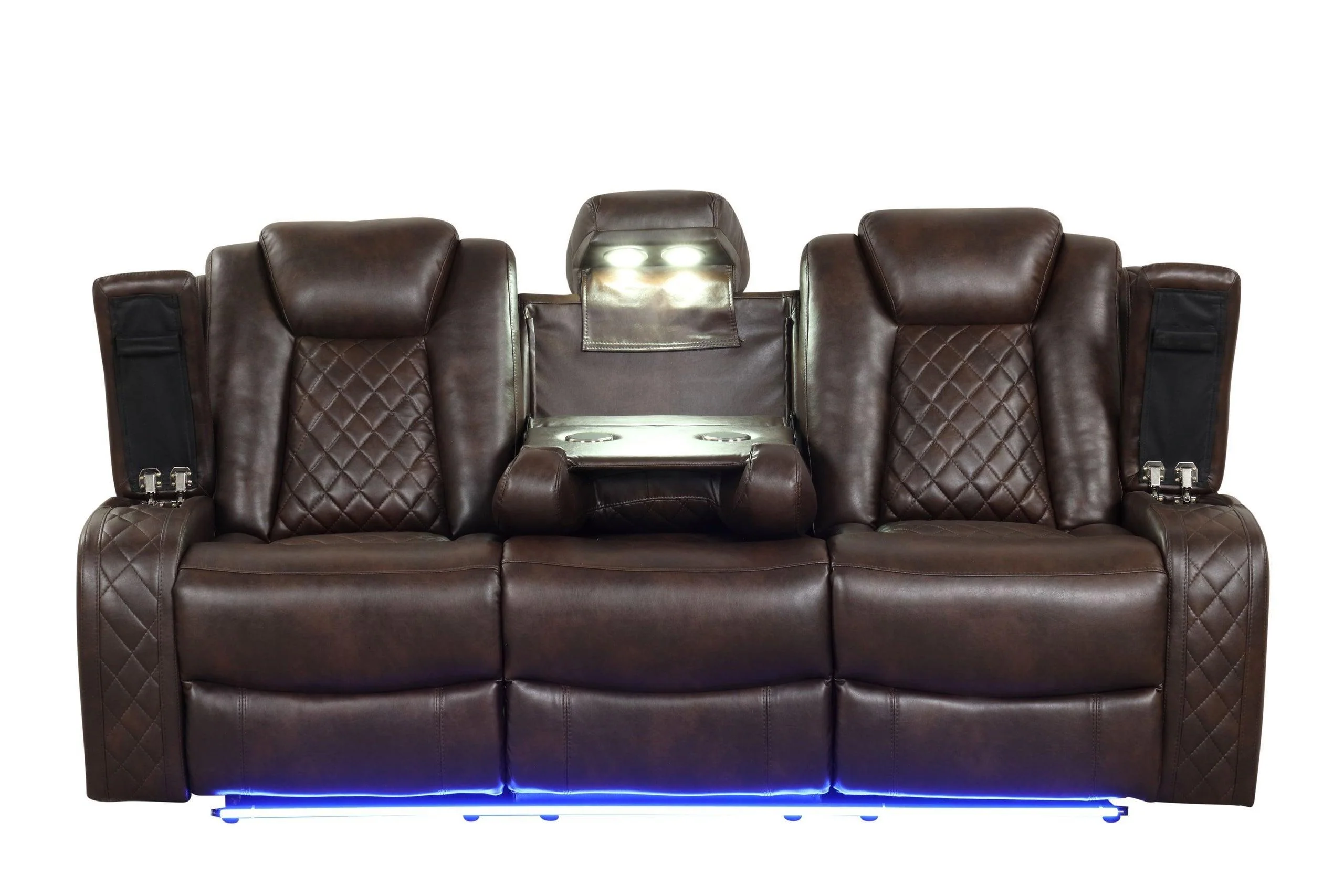 Luz Brown 3-Piece Reclining Set - Image 2