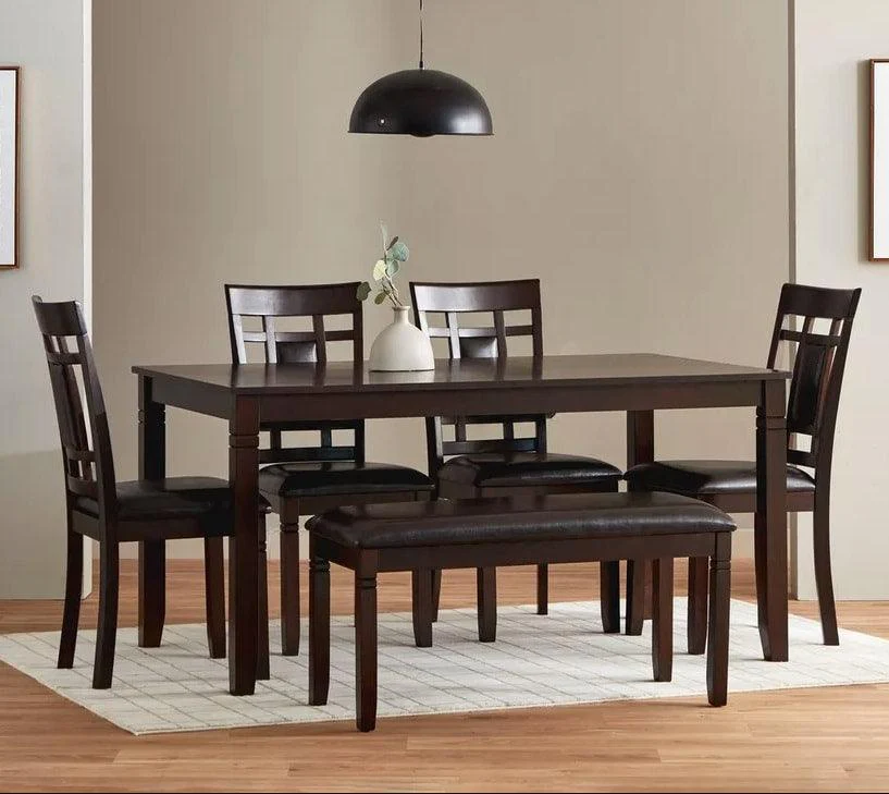 Danila Cappuccino Dining Room Set - Image 1