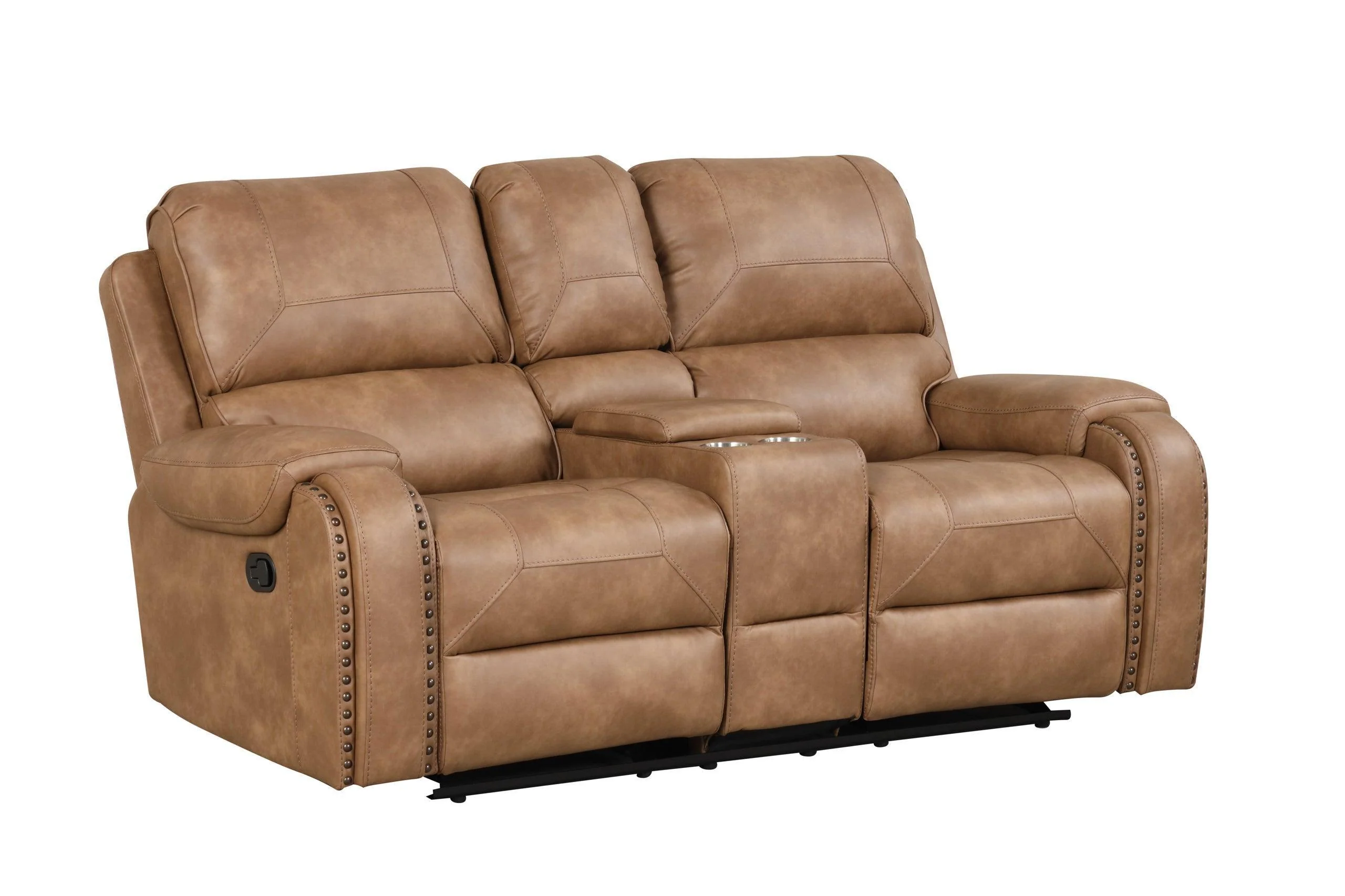 Titan Saddle Oversized 3-Piece Reclining Set - Image 3