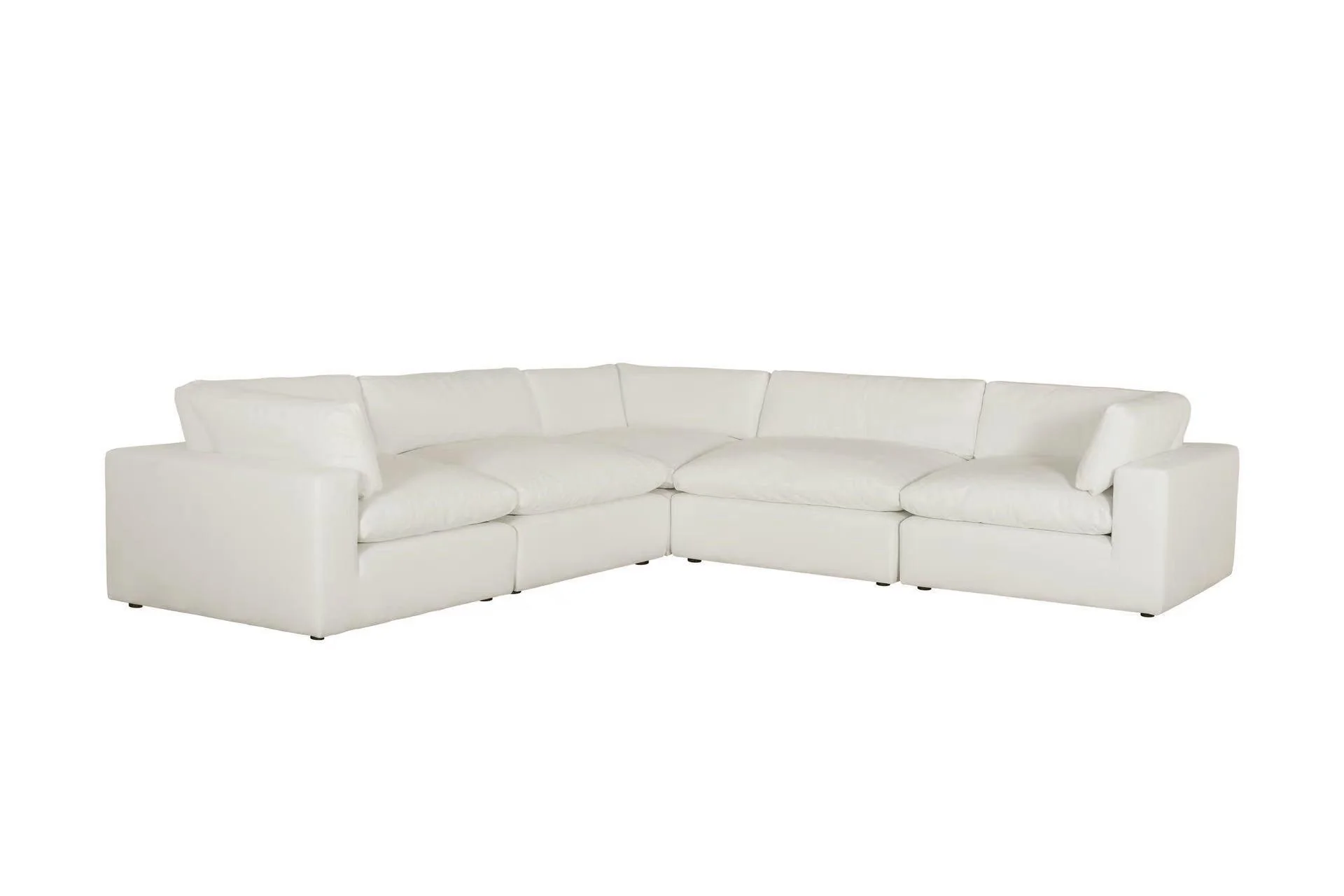 Xl Cloud Sand Sectional + Ottoman Set - Image 3
