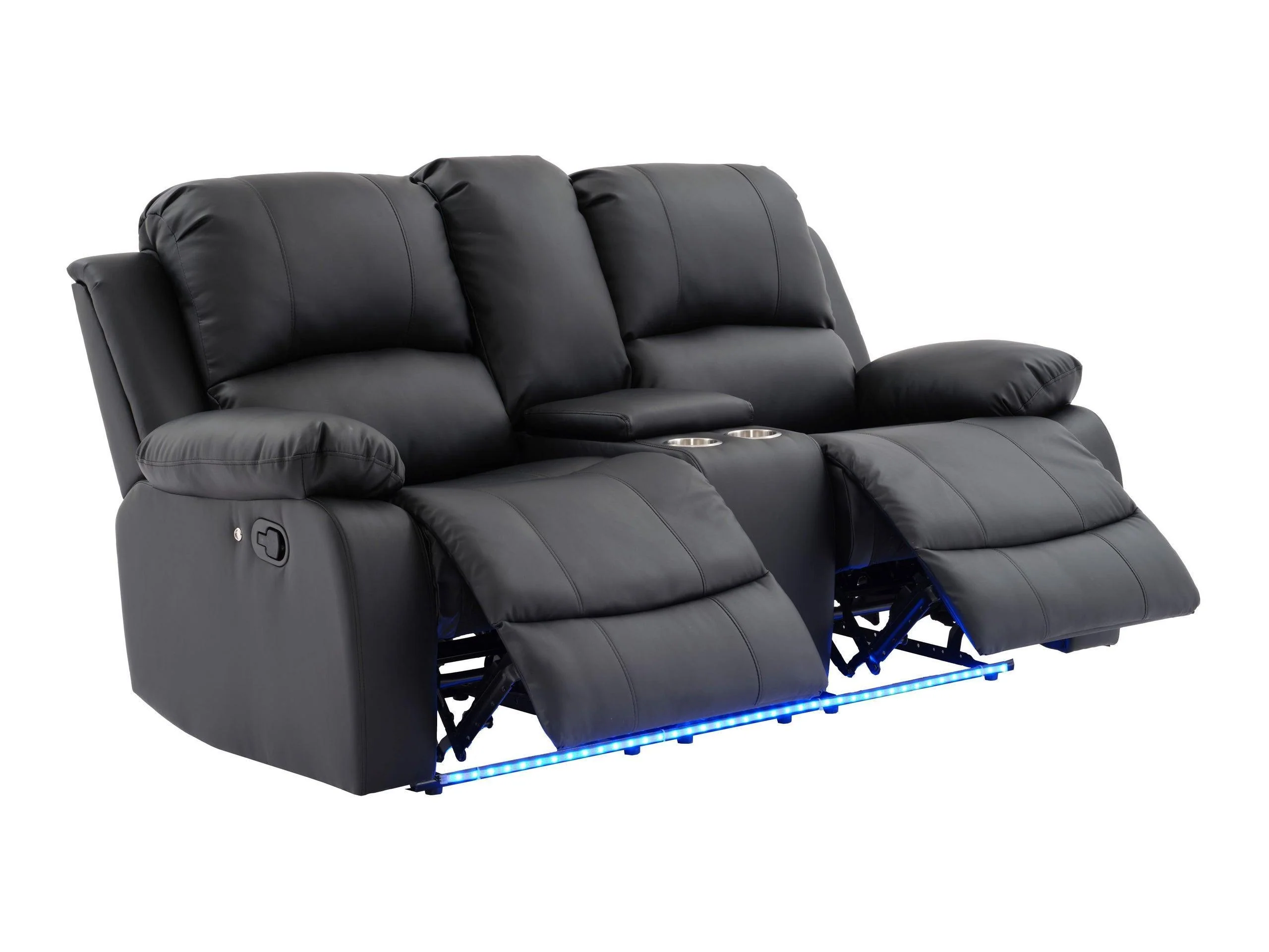 Daytona Black 3-Piece Reclining Set - Image 3