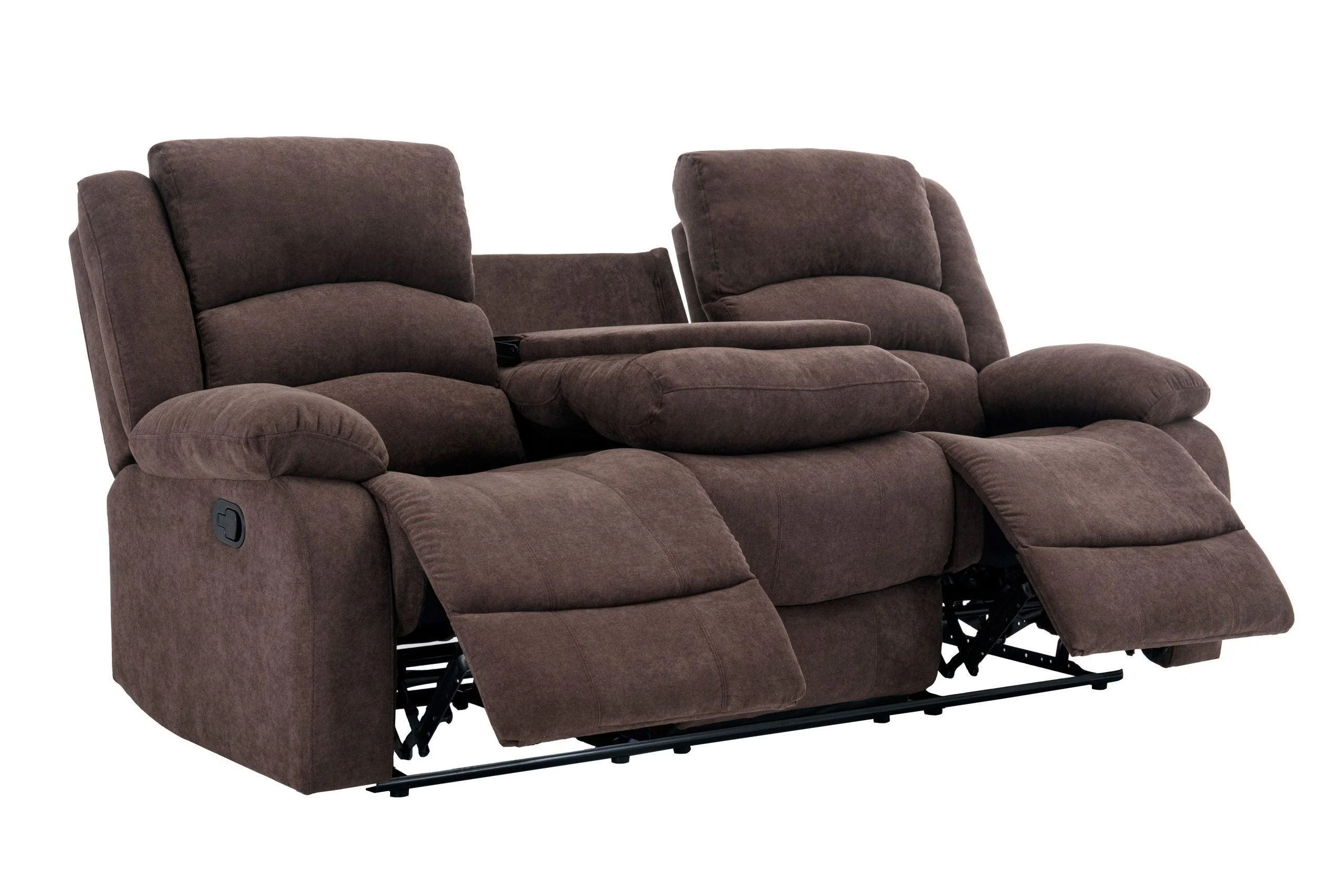 Dynamo Chocolate 3-Piece Reclining Set - Image 2