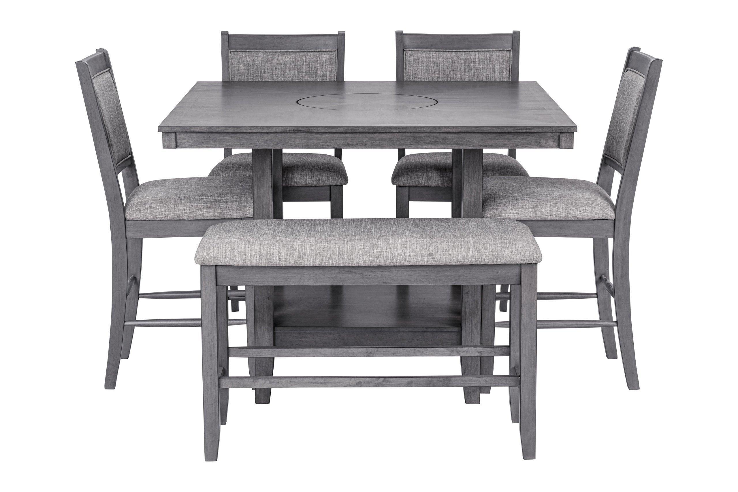 Dustin Gray Counter Height Set - Image 2