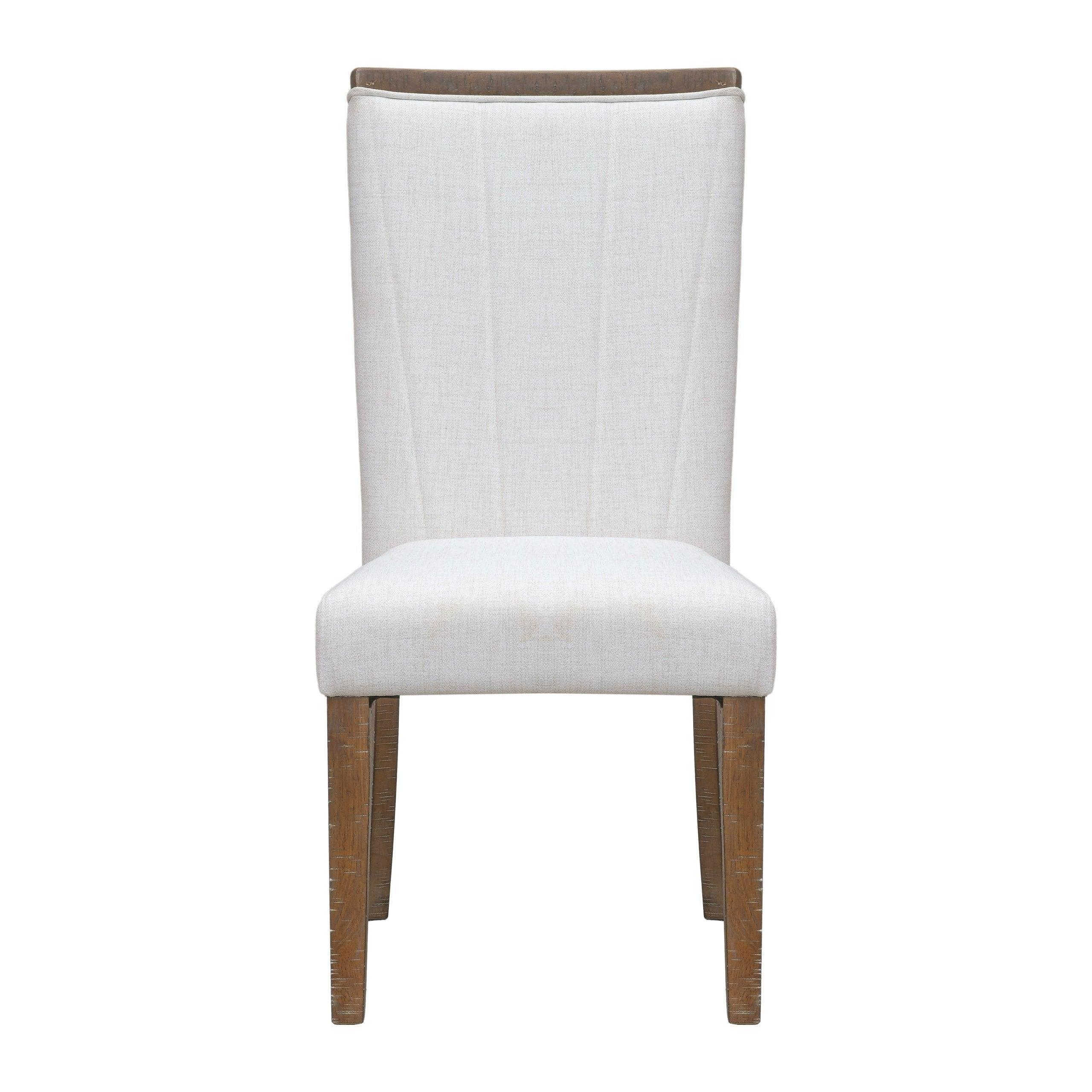 Dolores Brown White Rectangular Dining Room Set - Image 2