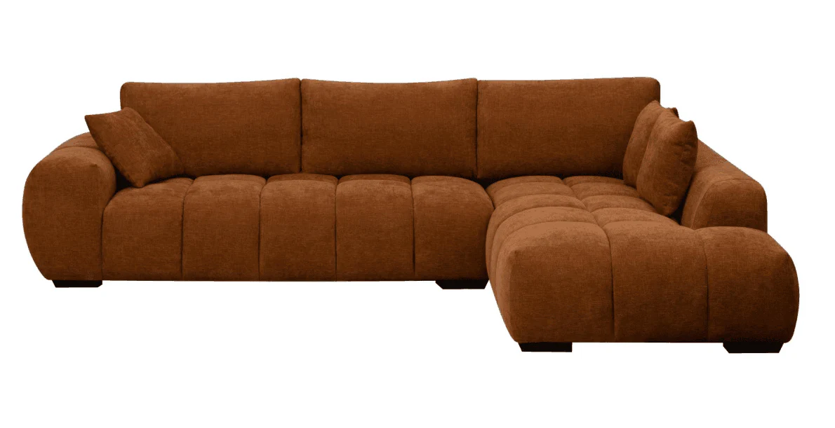 Manhattan Dark Orange Sectional - Image 2