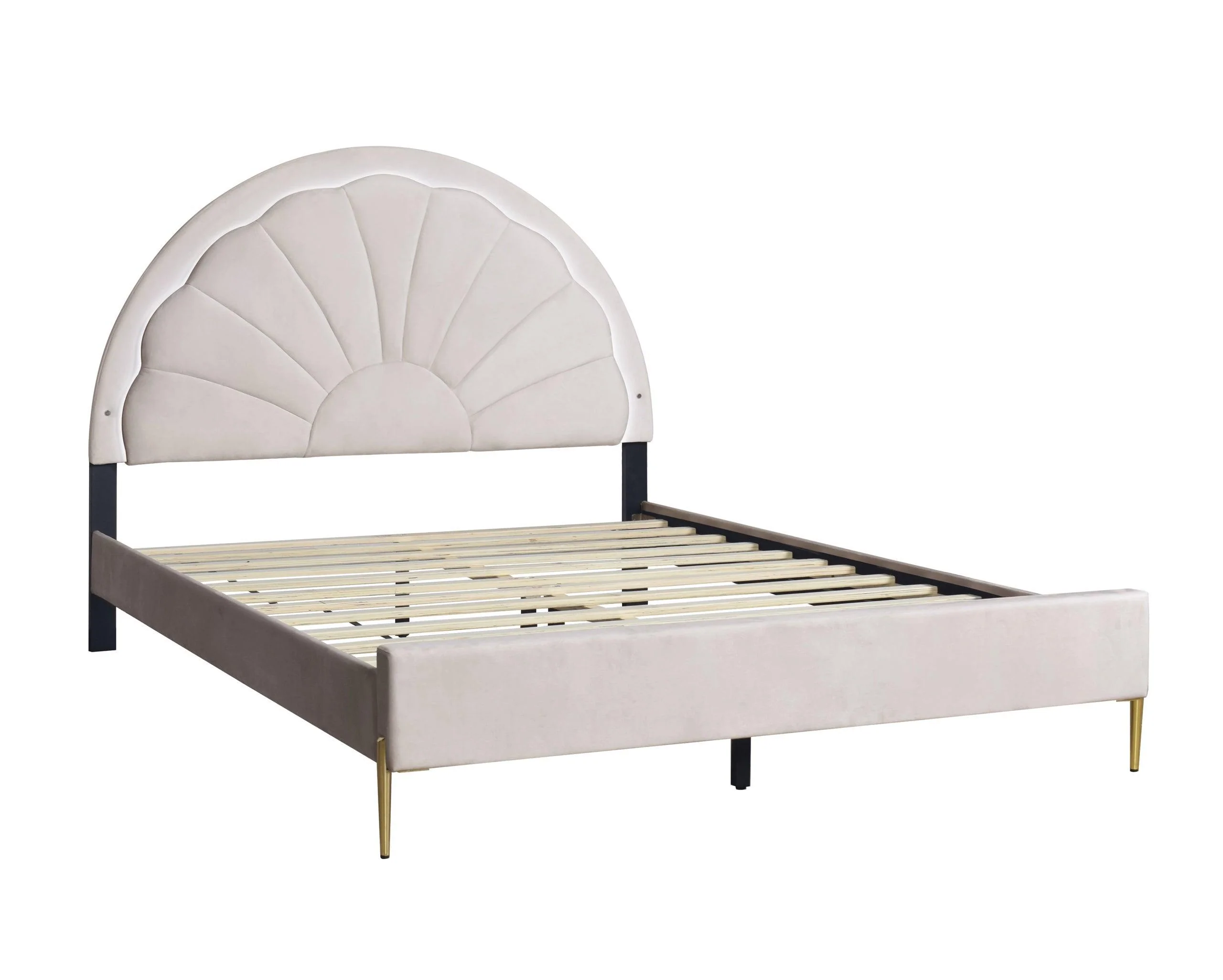 Flora Pink LED Platform Twin Bed - Image 3