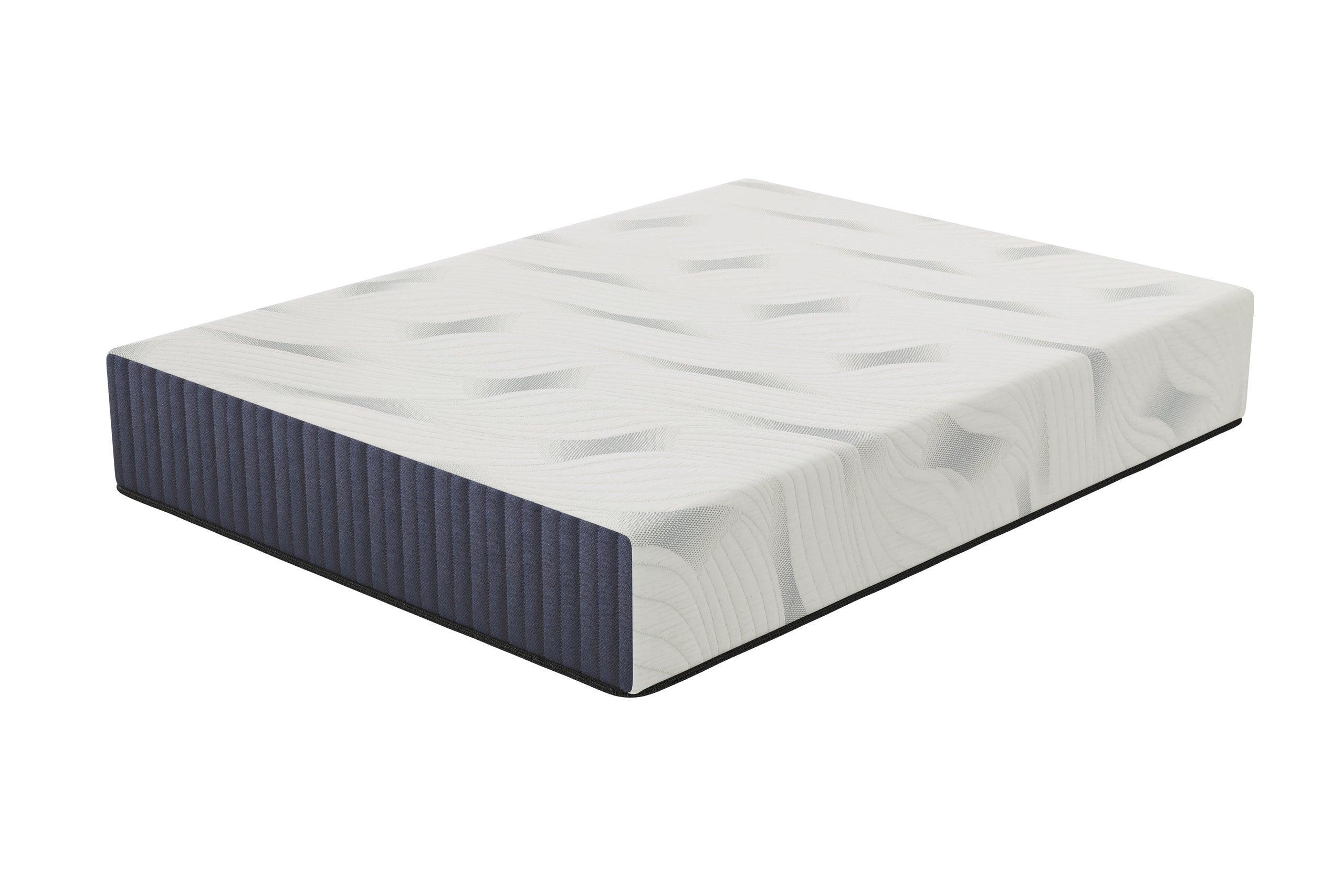Cloudair White Blue Hybrid Plush King Mattress - Image 2