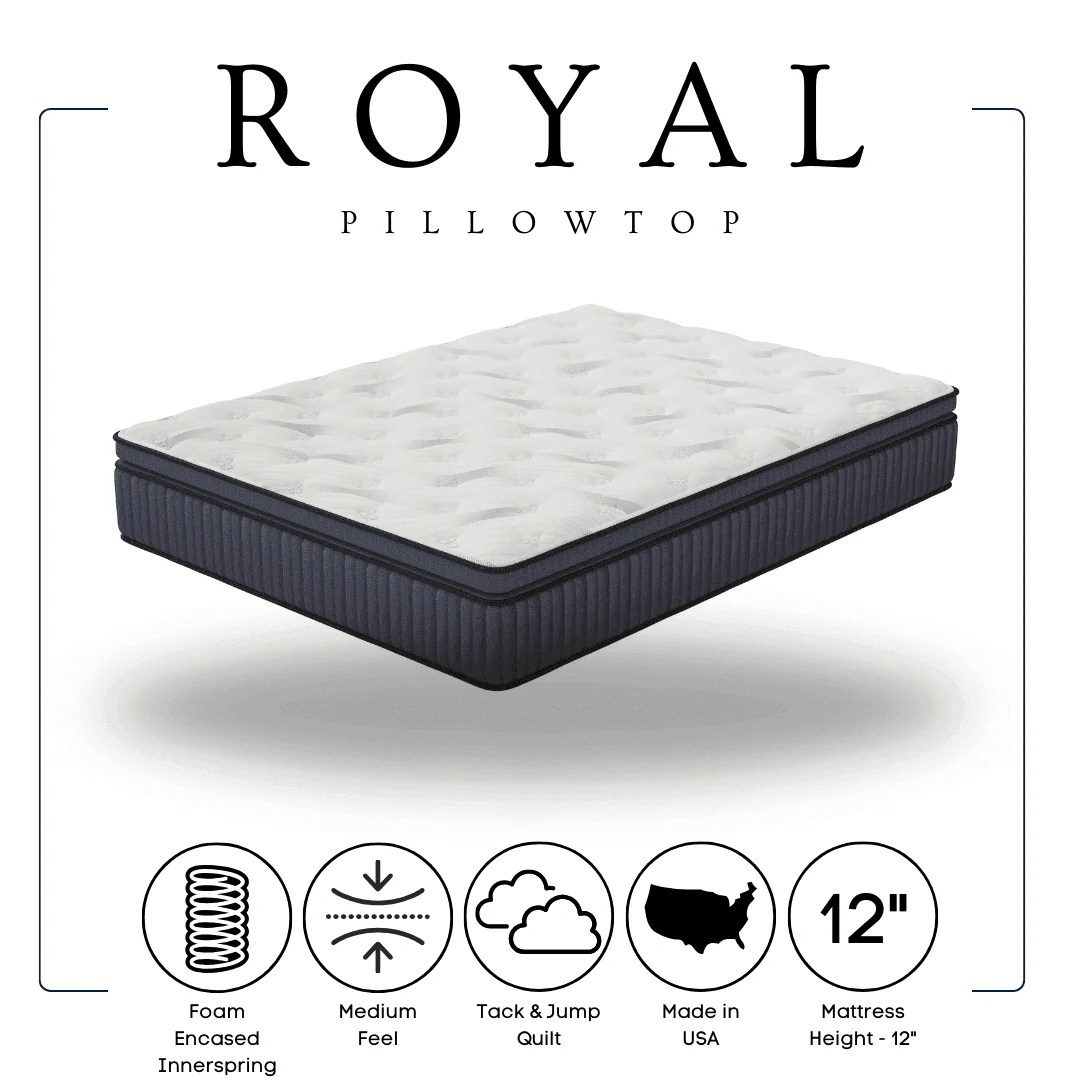 Royal Ultra Plush 12" Hybrid King Mattress - Image 3