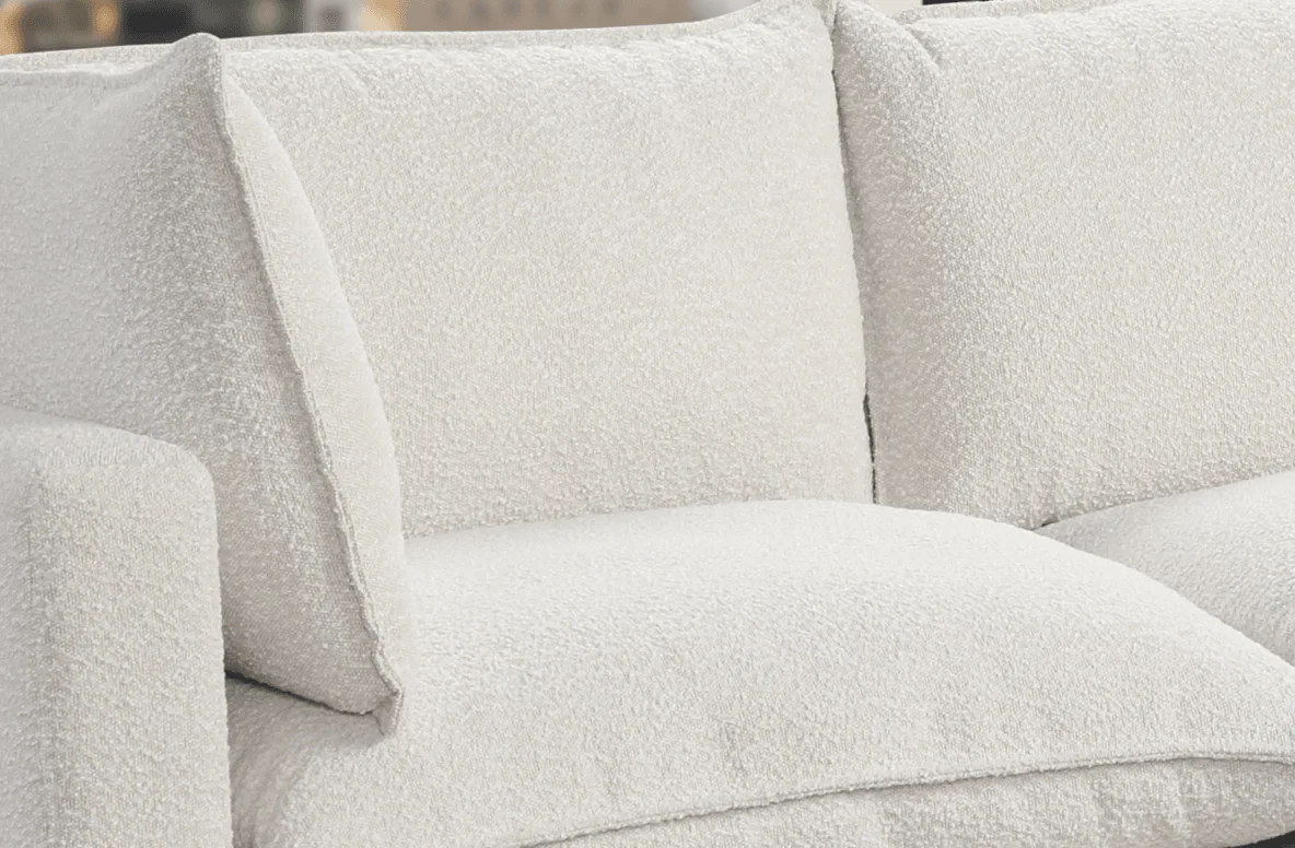 Cloud White Boucle Modular Sectional - Image 3