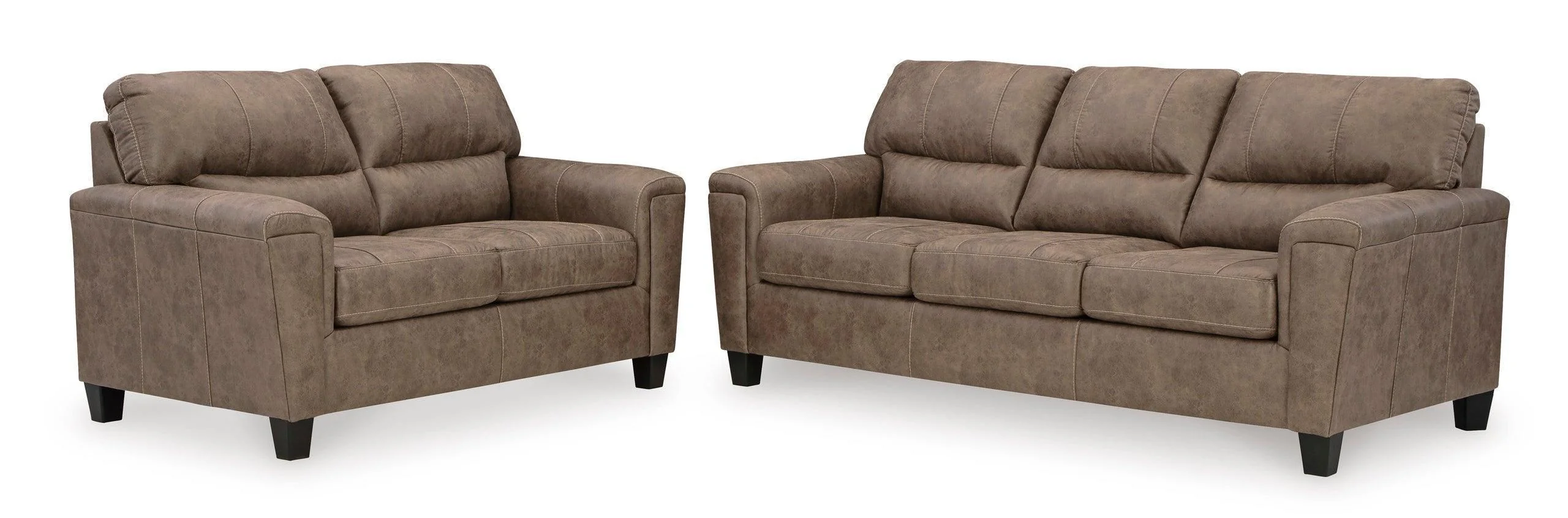 Vivi Light Brown 2-Piece Living Room Set - Image 2