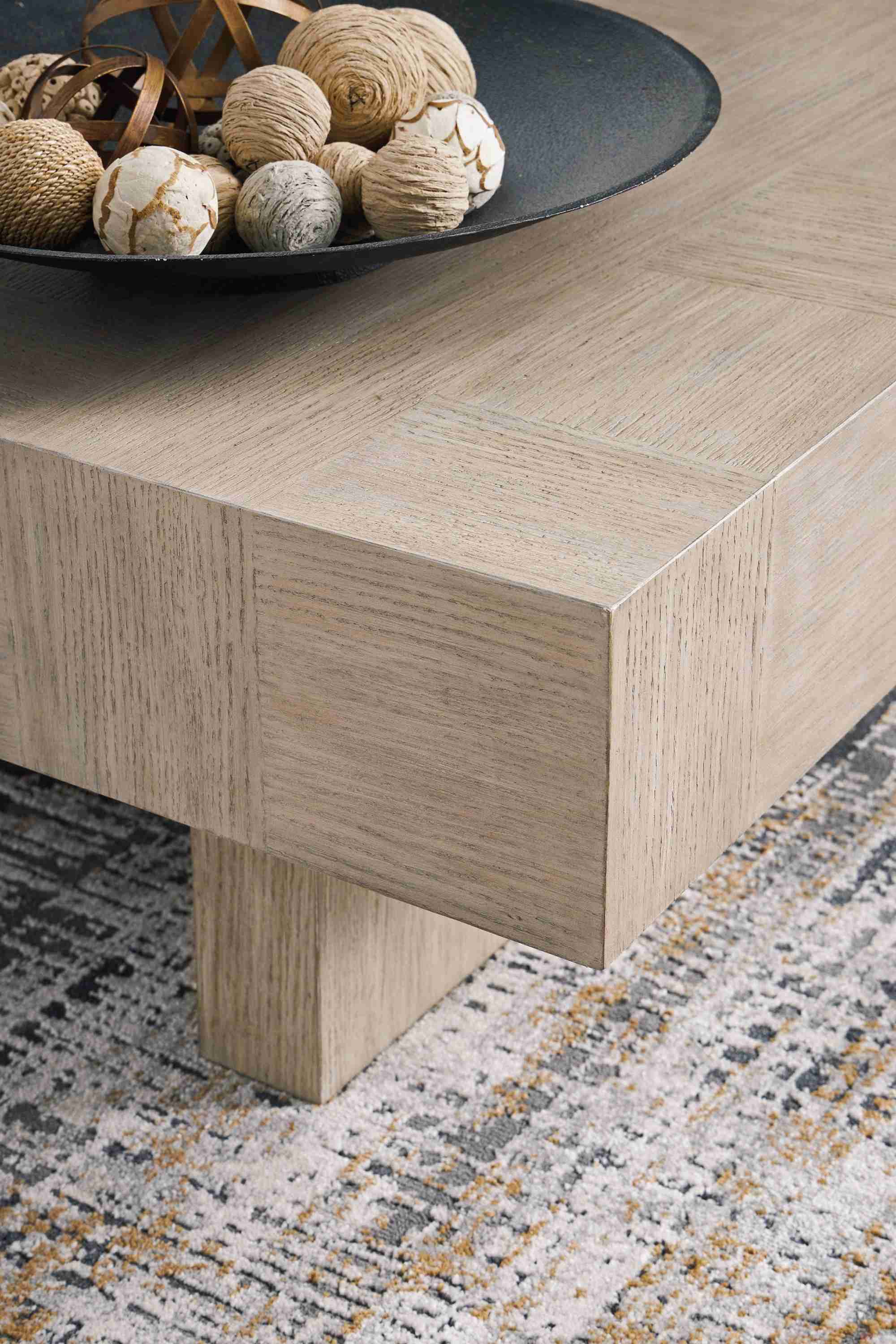 Dom Light Gray Brown Cocktail Table - Image 3