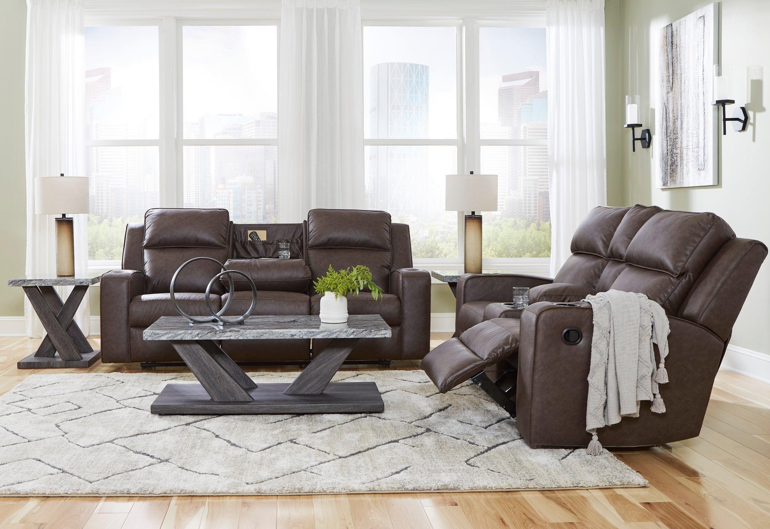 Lavenhorne Granite 3-Piece Reclining Set - Image 2