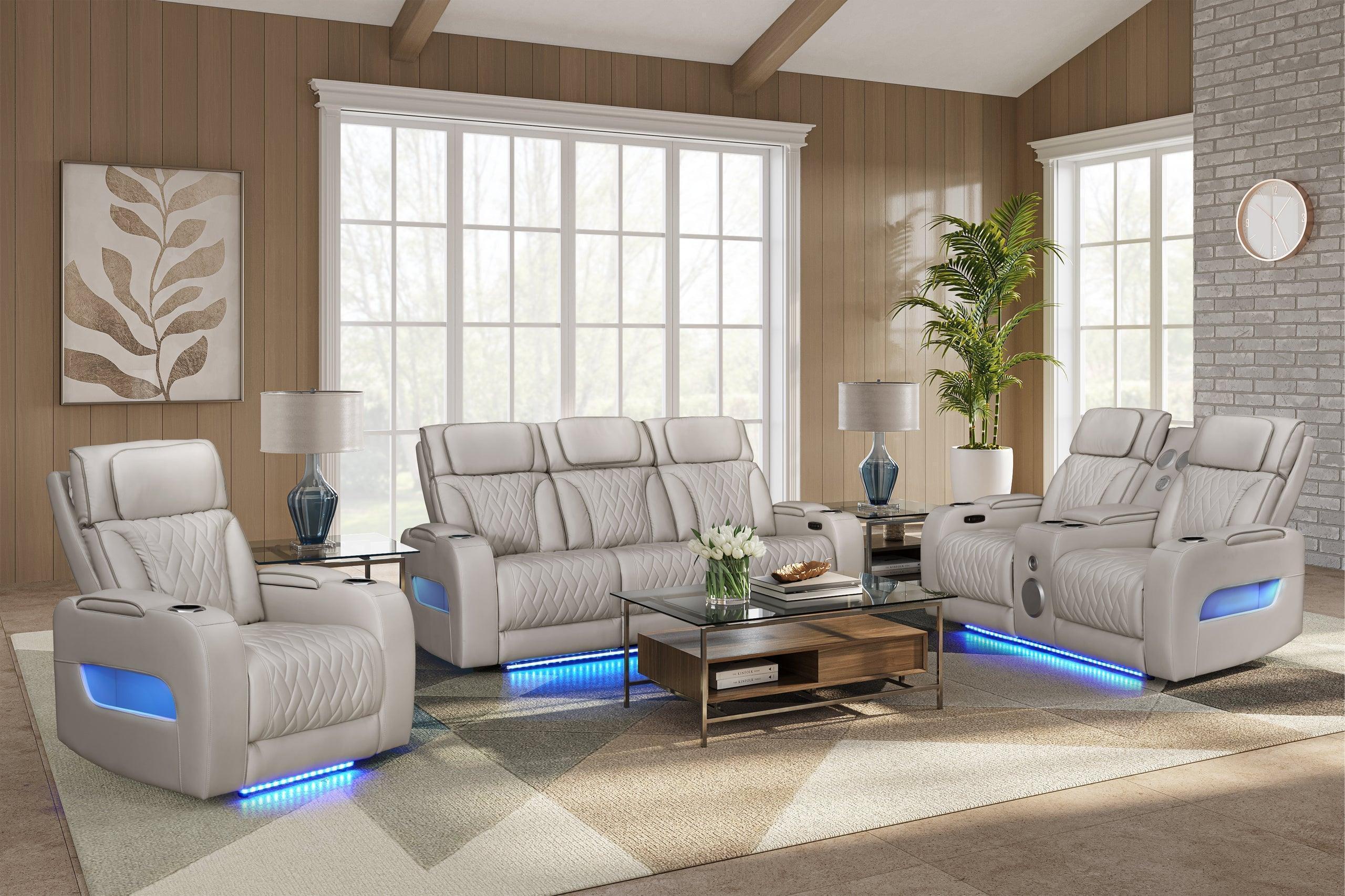 Dubai Sand 3-Piece Power Reclining Set - Image 2